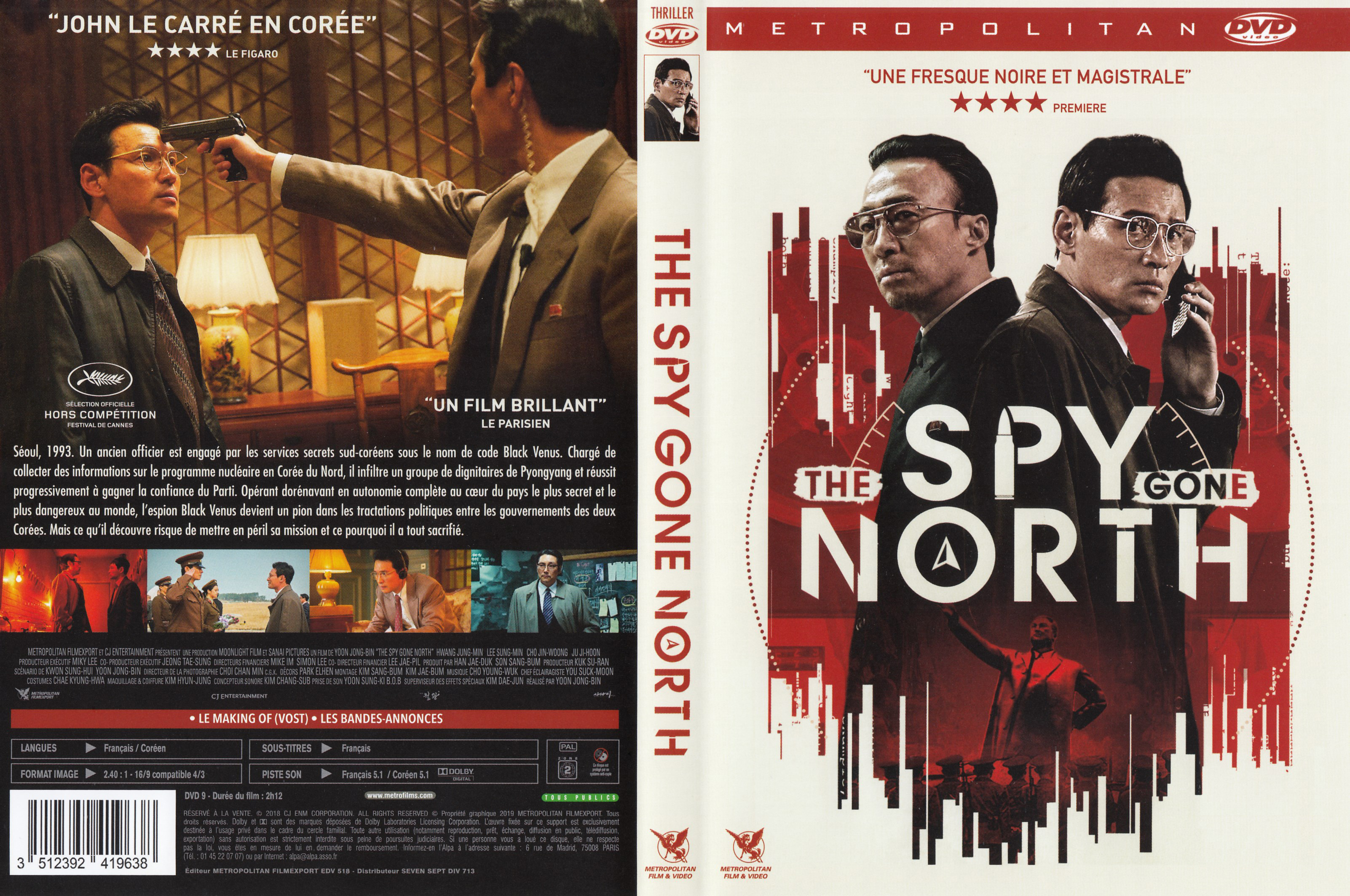 Jaquette DVD The spy gone north