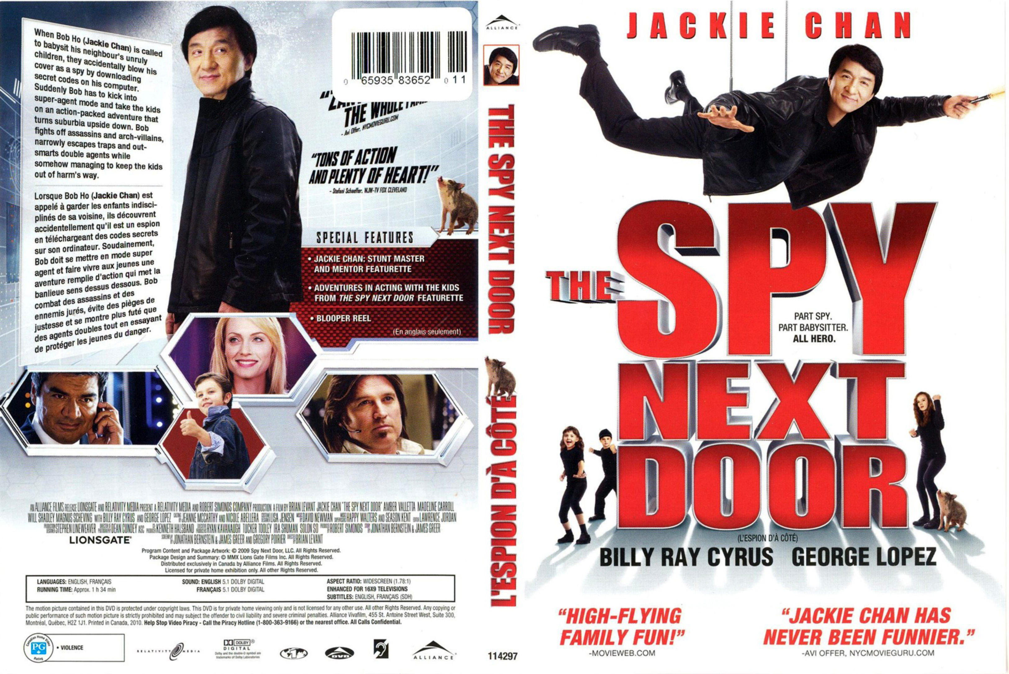 Jaquette DVD The spy next door - L