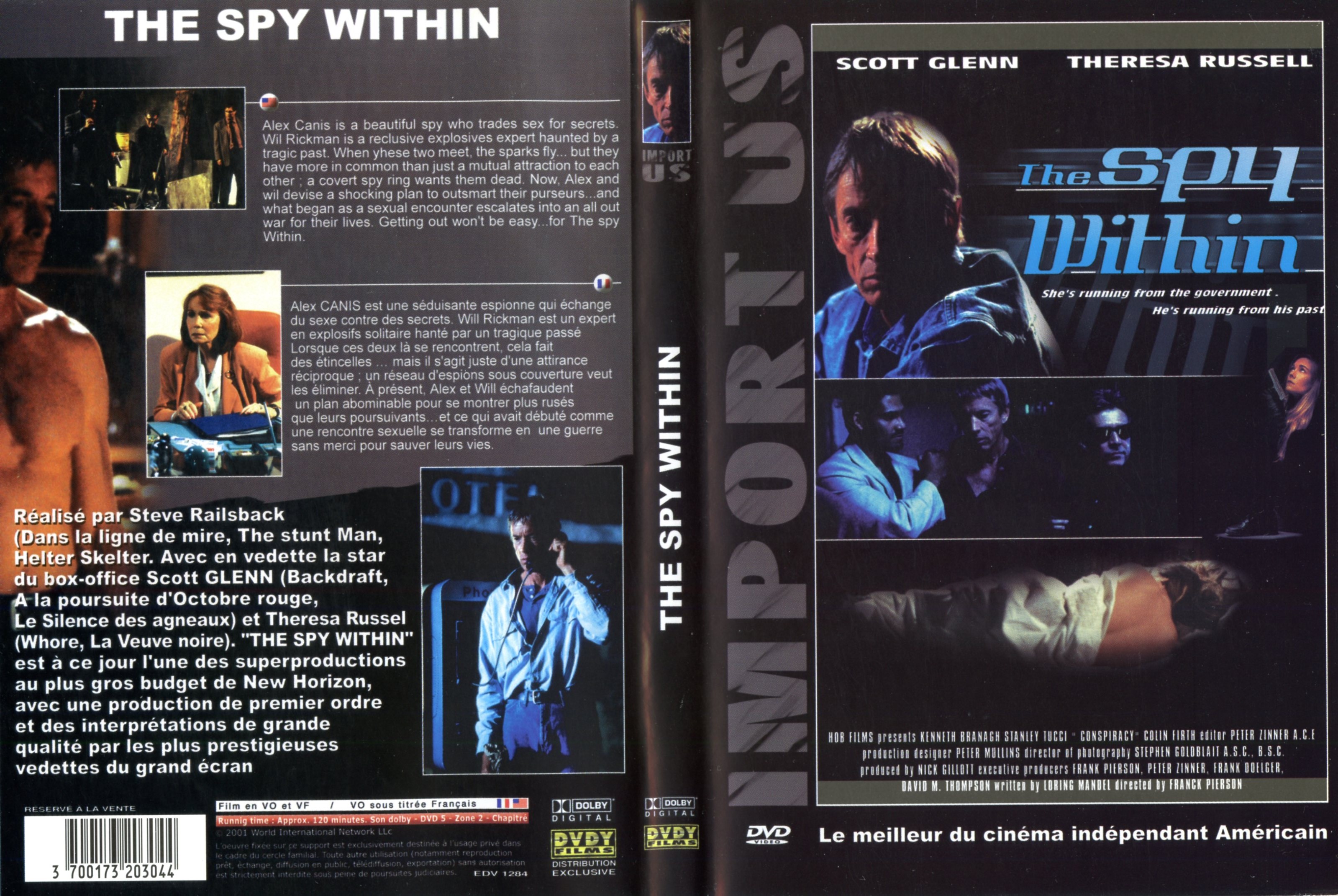 Jaquette DVD The spy within v2