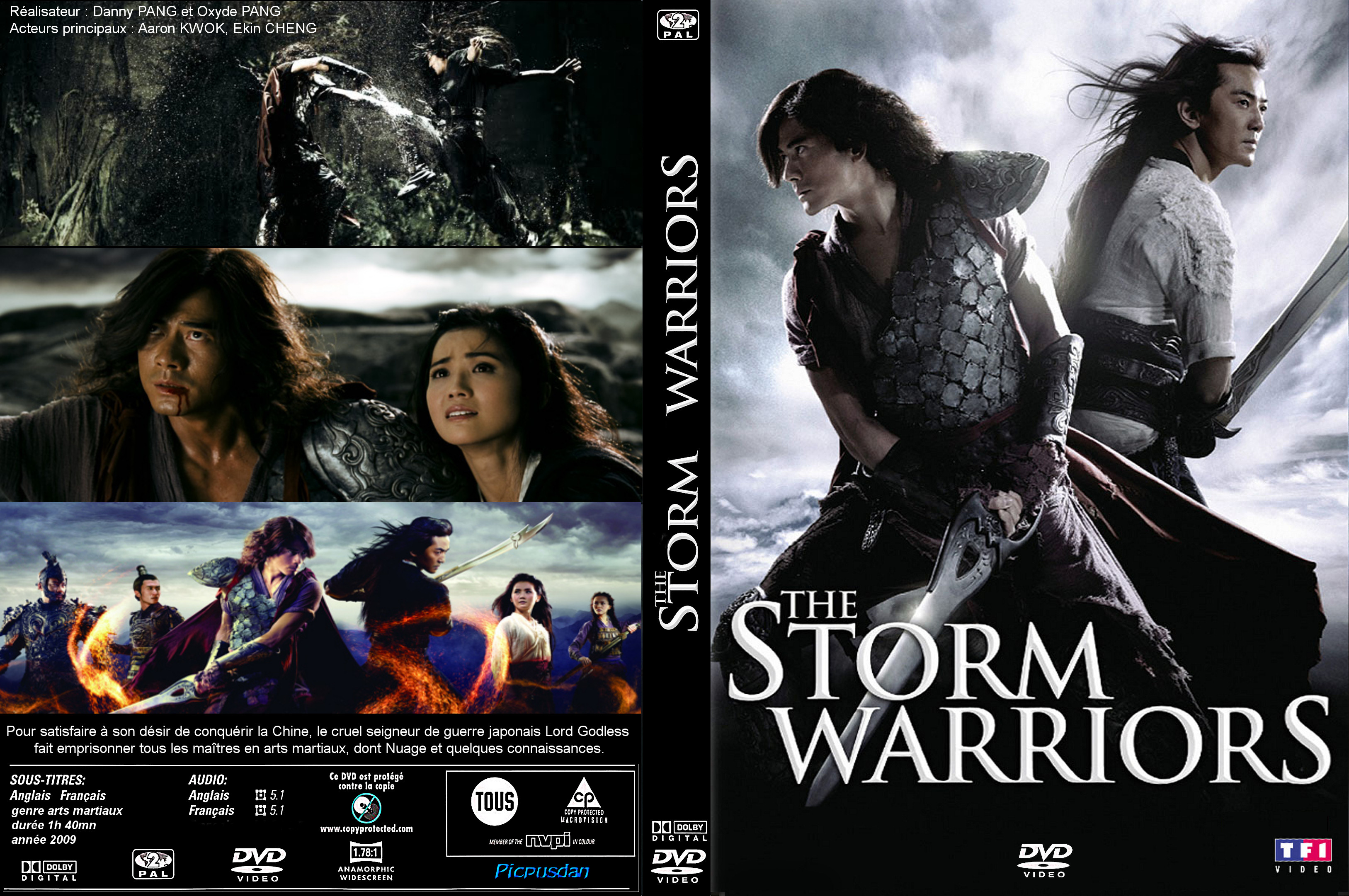Jaquette DVD The storm warriors custom