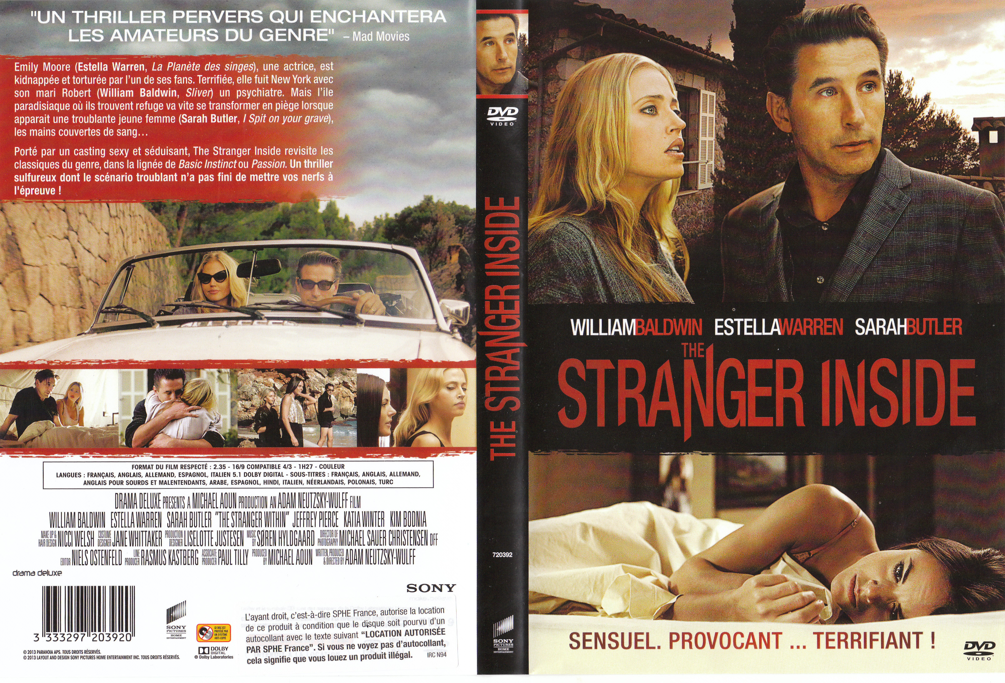 Jaquette DVD The stranger inside