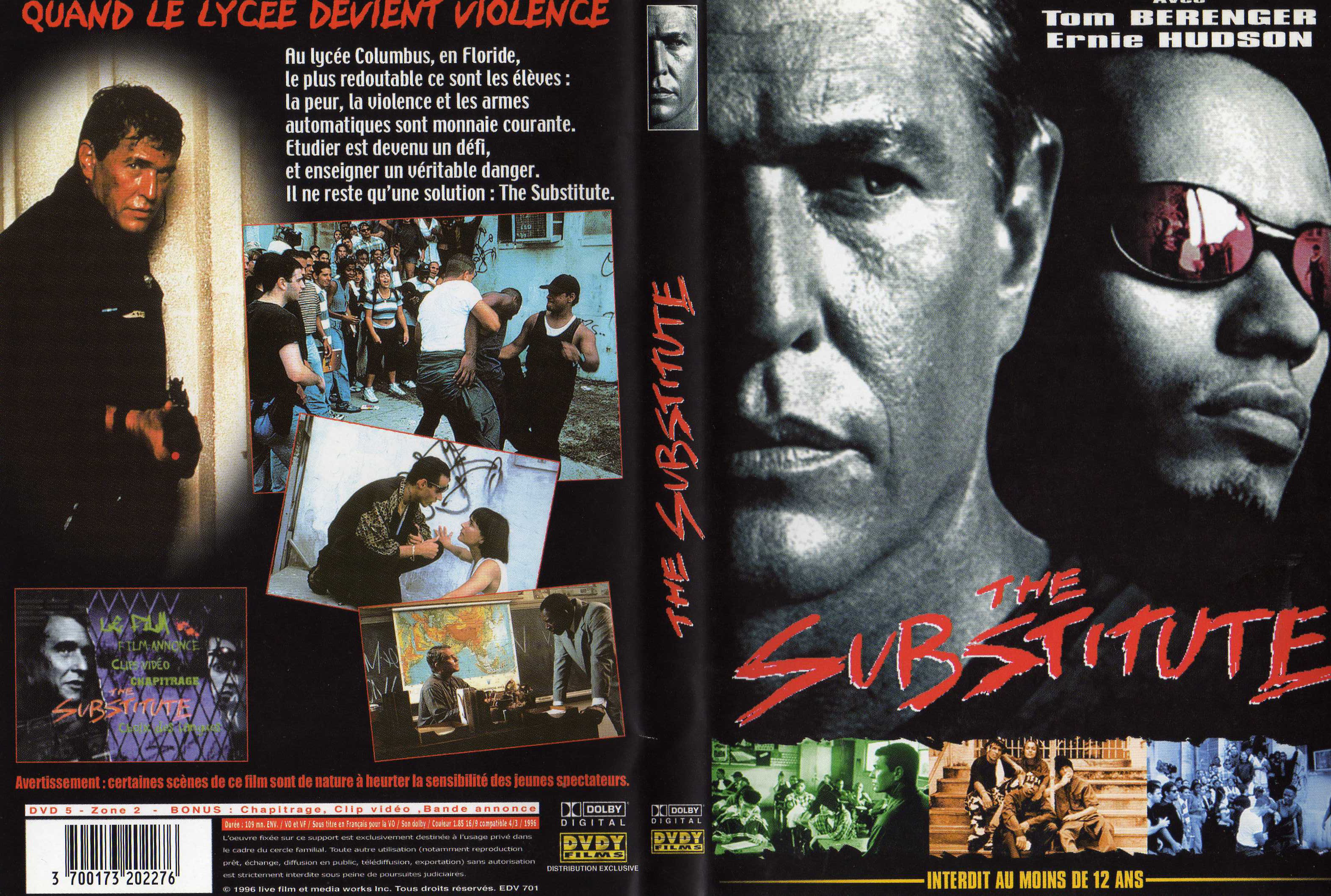 Jaquette DVD The substitute