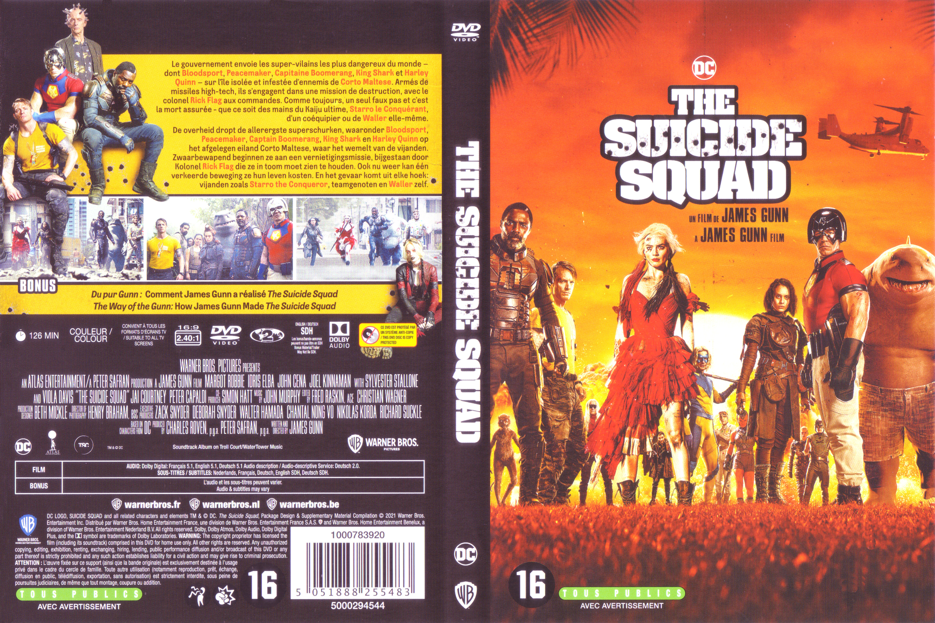 Jaquette DVD The suicide squad