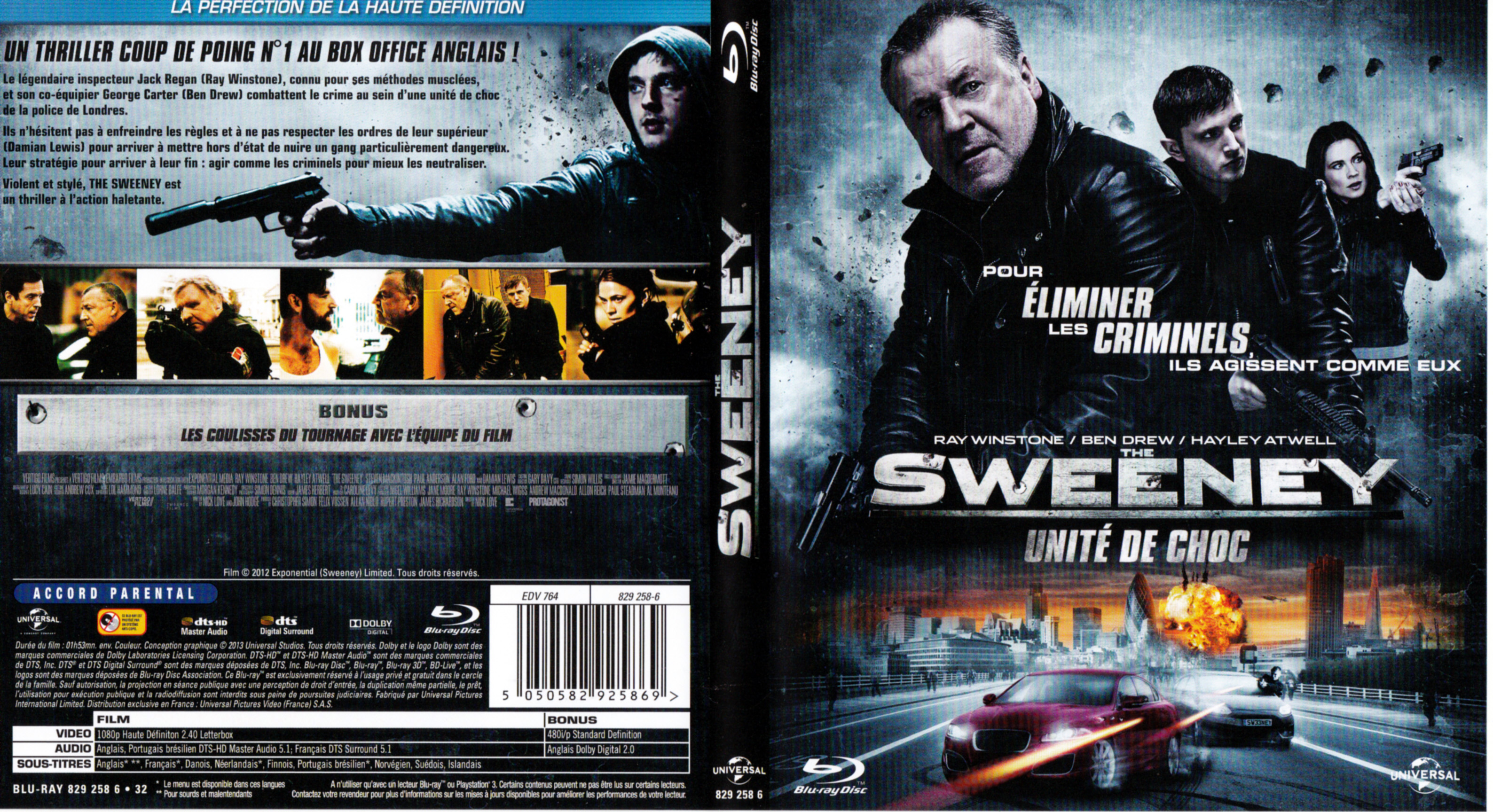 Jaquette DVD The sweeney (BLU-RAY)