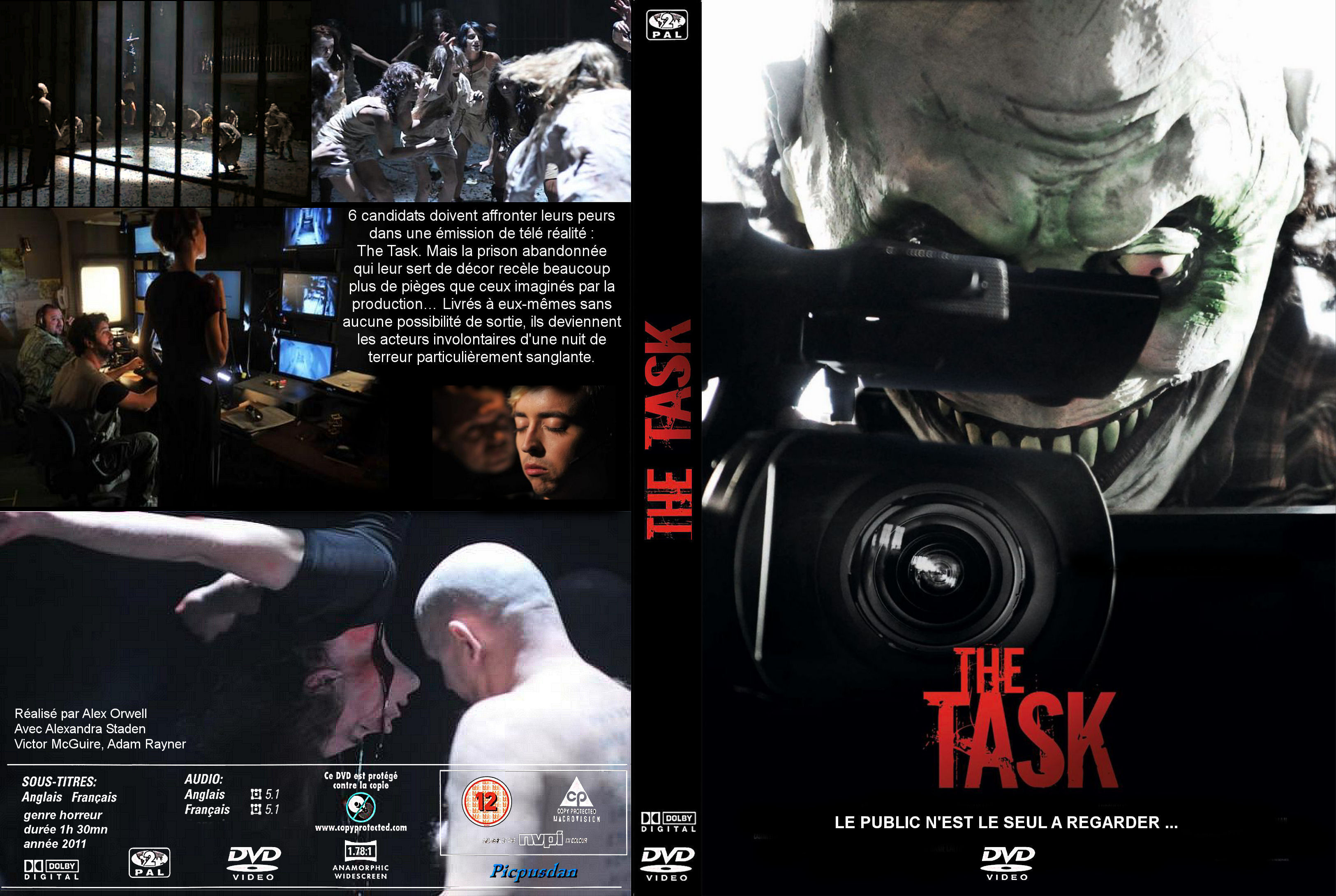 Jaquette DVD The task custom