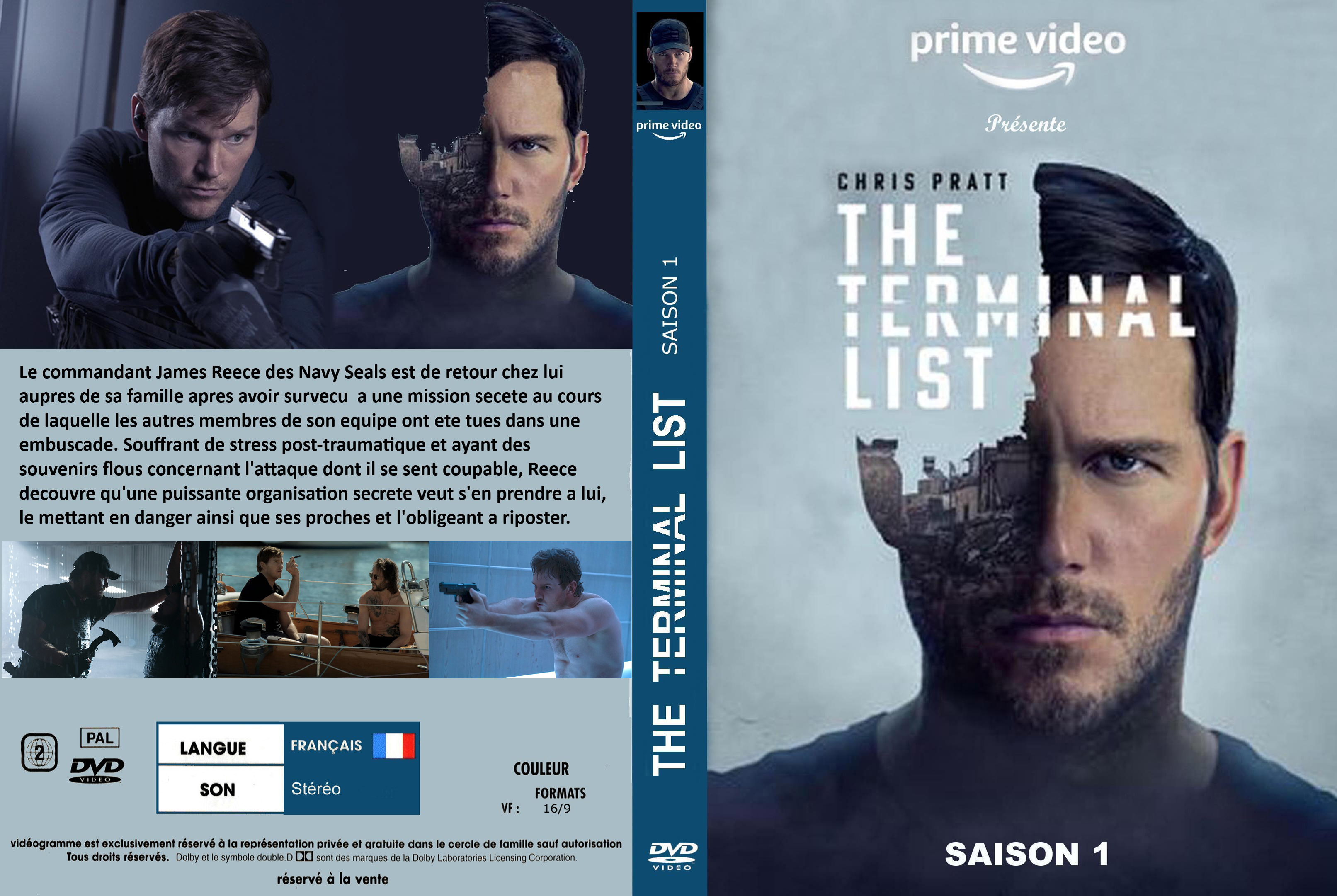 Jaquette DVD The terminal list saison 1 custom