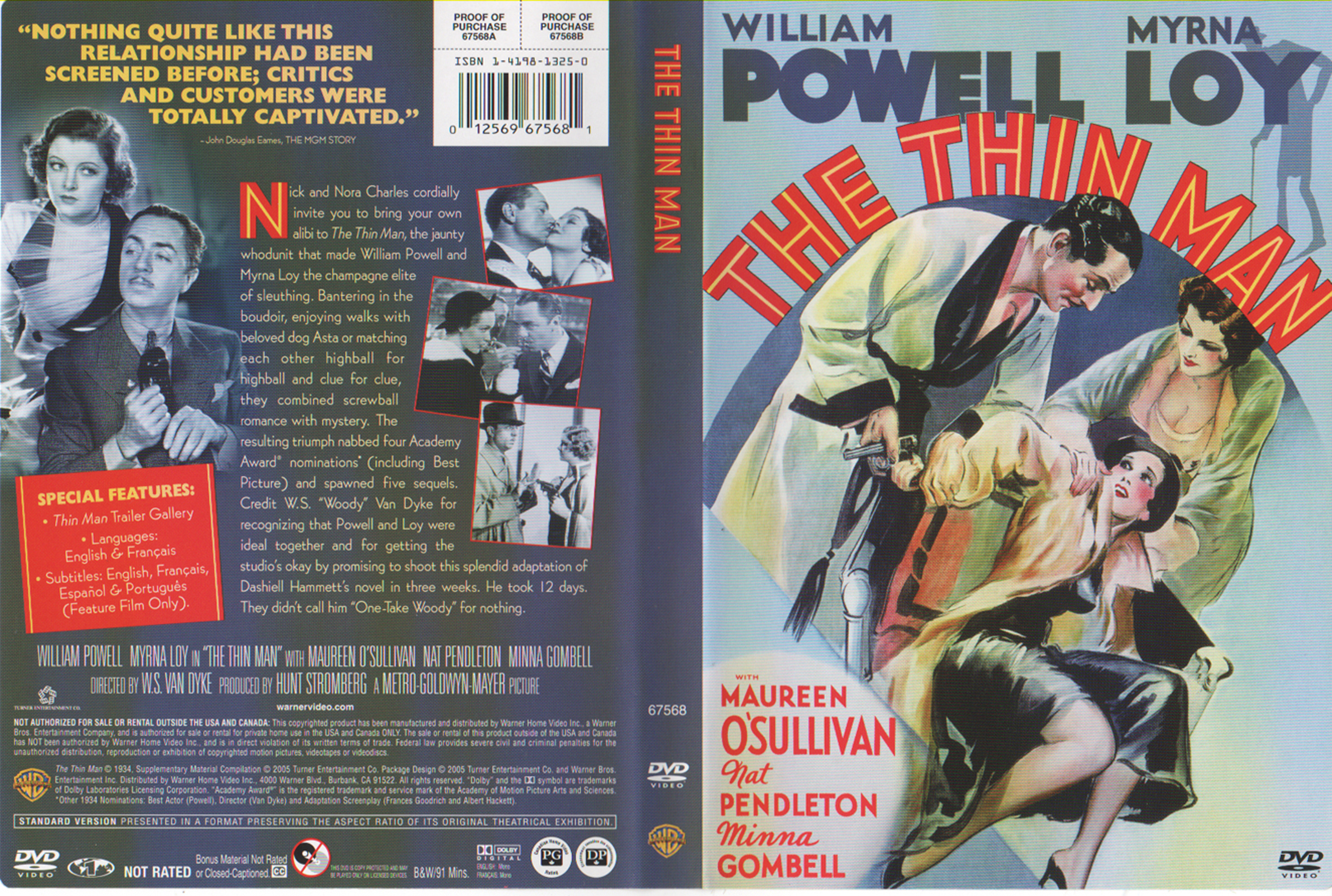 Jaquette DVD The thin man