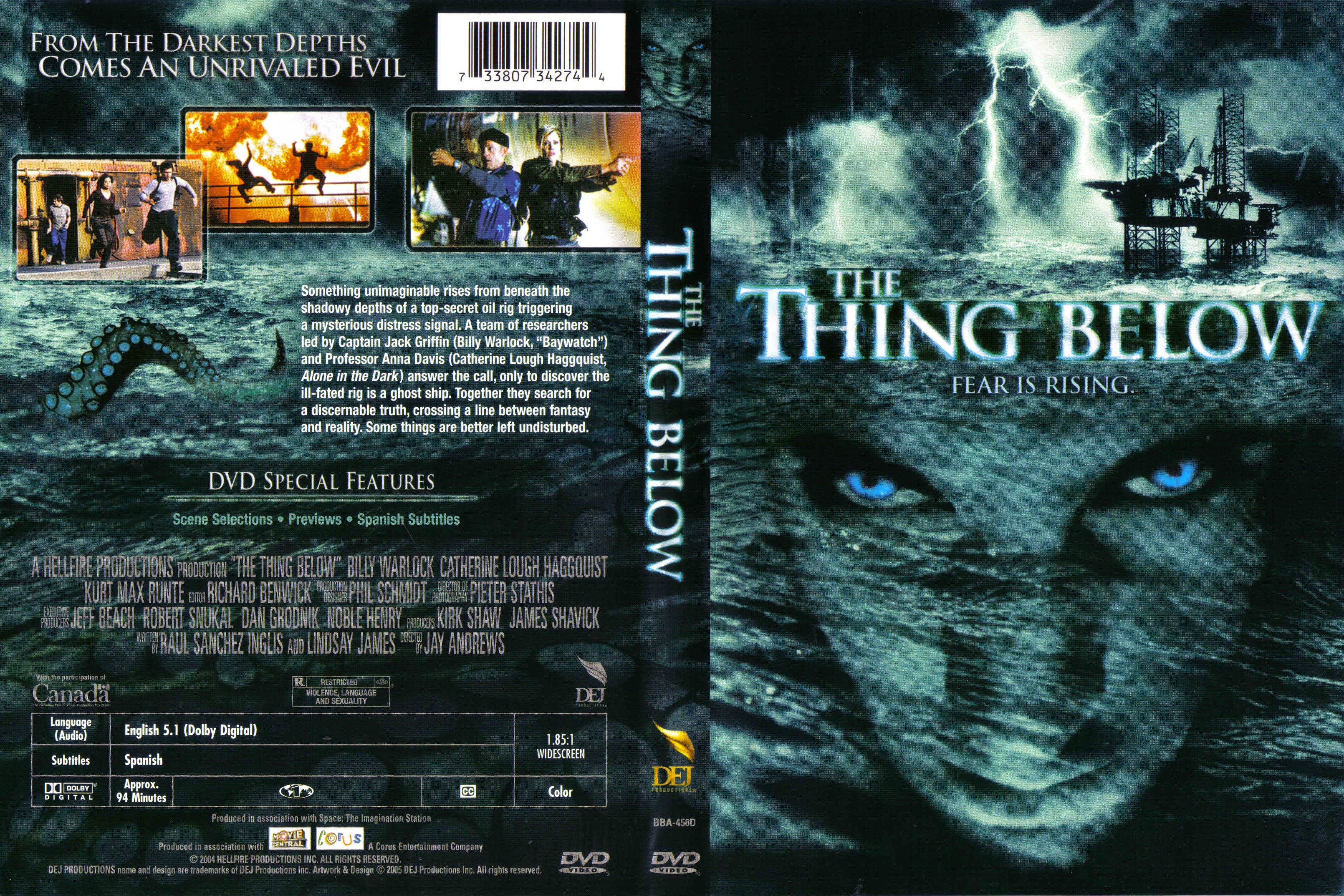 Jaquette DVD The thing below Zone 1