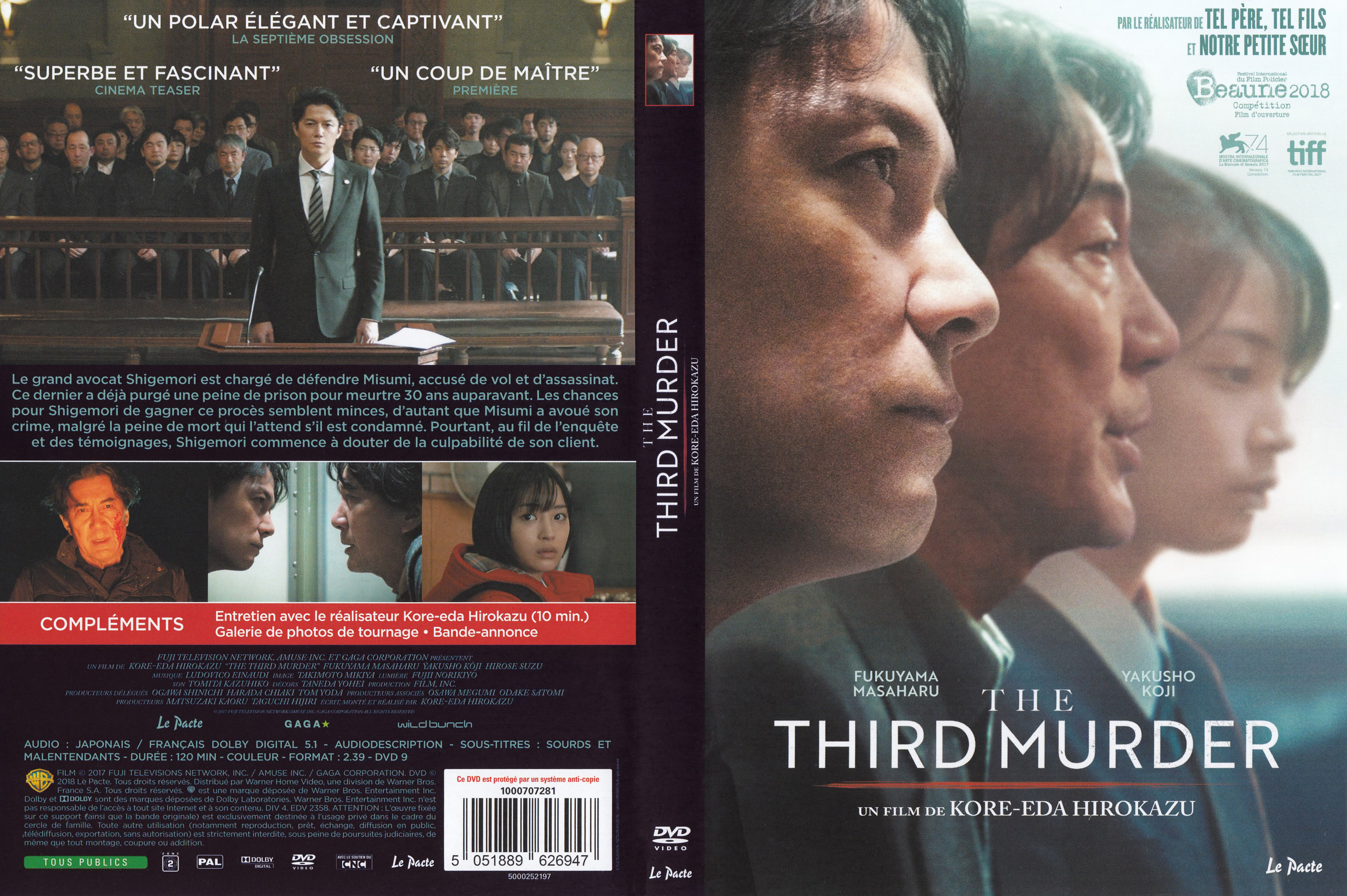 Jaquette DVD The third murder