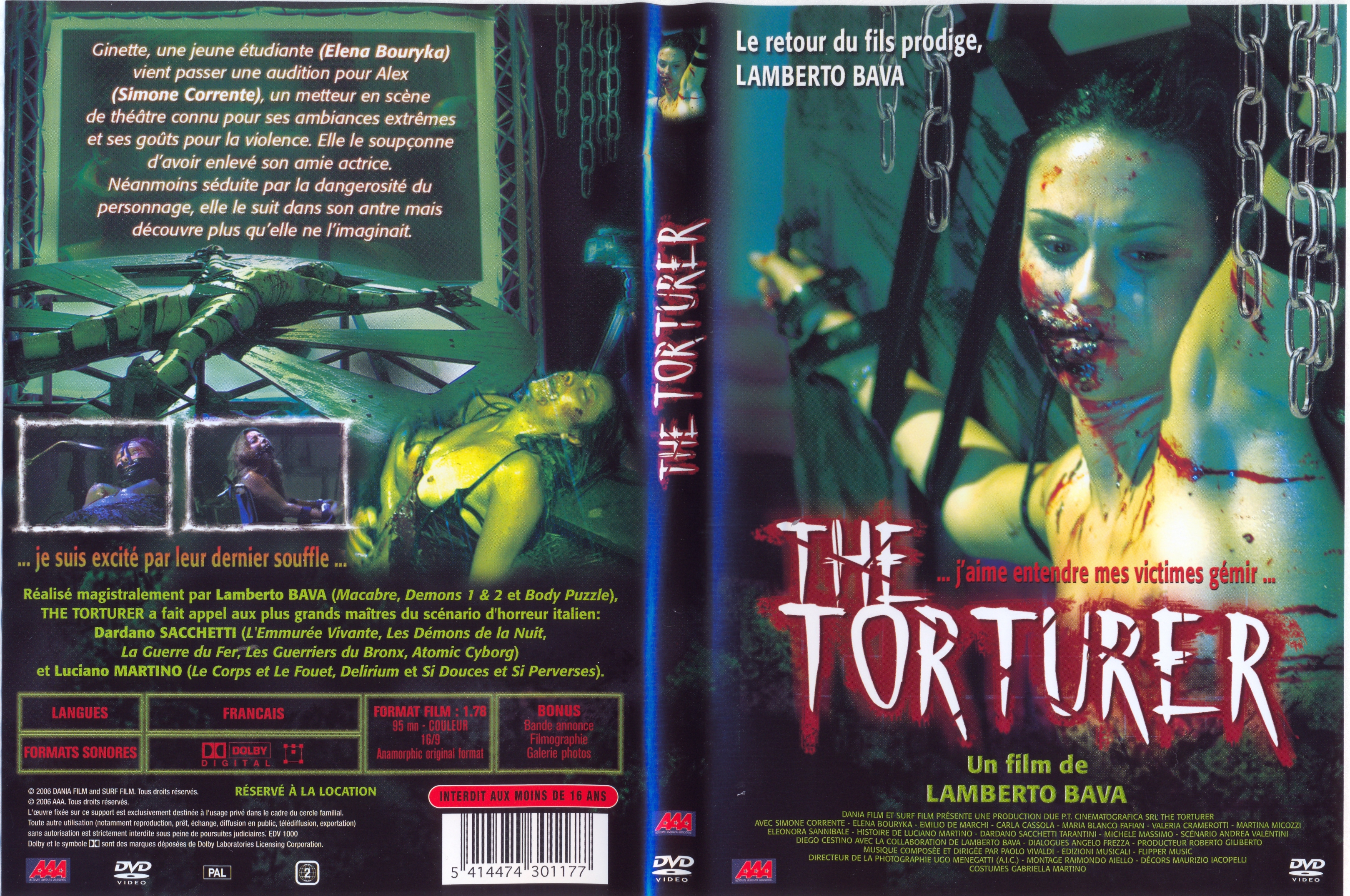 Jaquette DVD The torturer