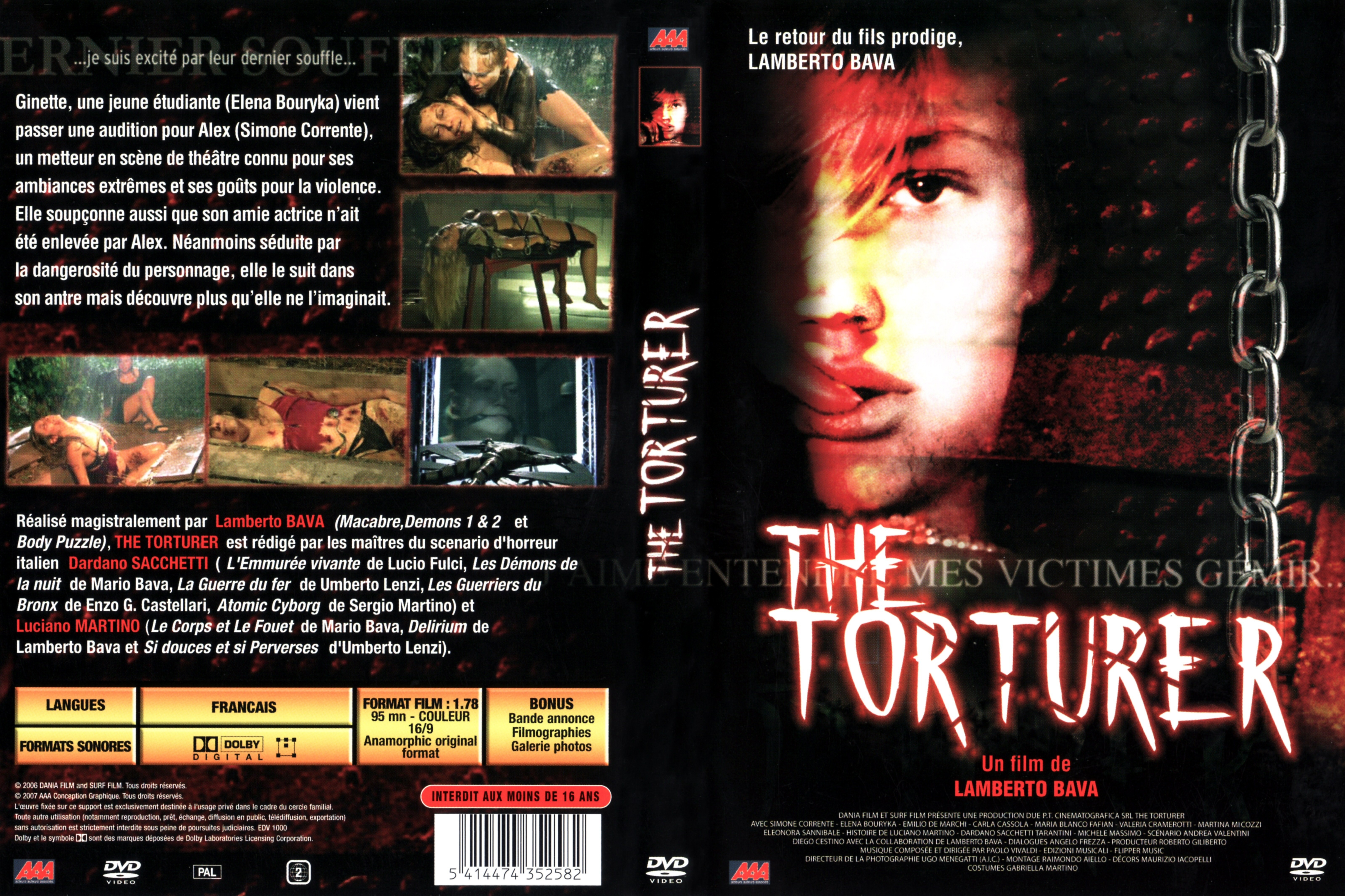Jaquette DVD The torturer v2