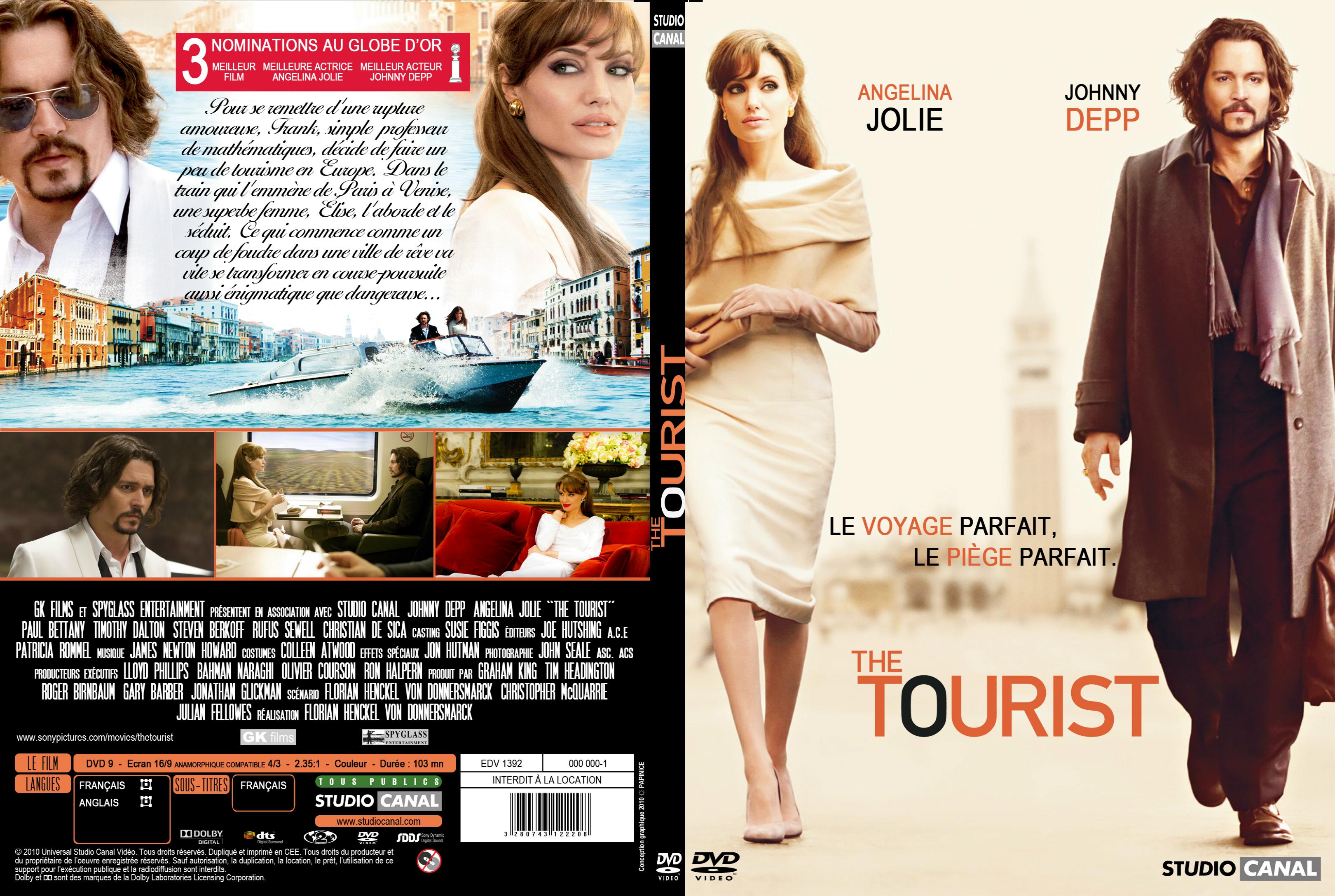 Jaquette DVD The tourist custom - SLIM