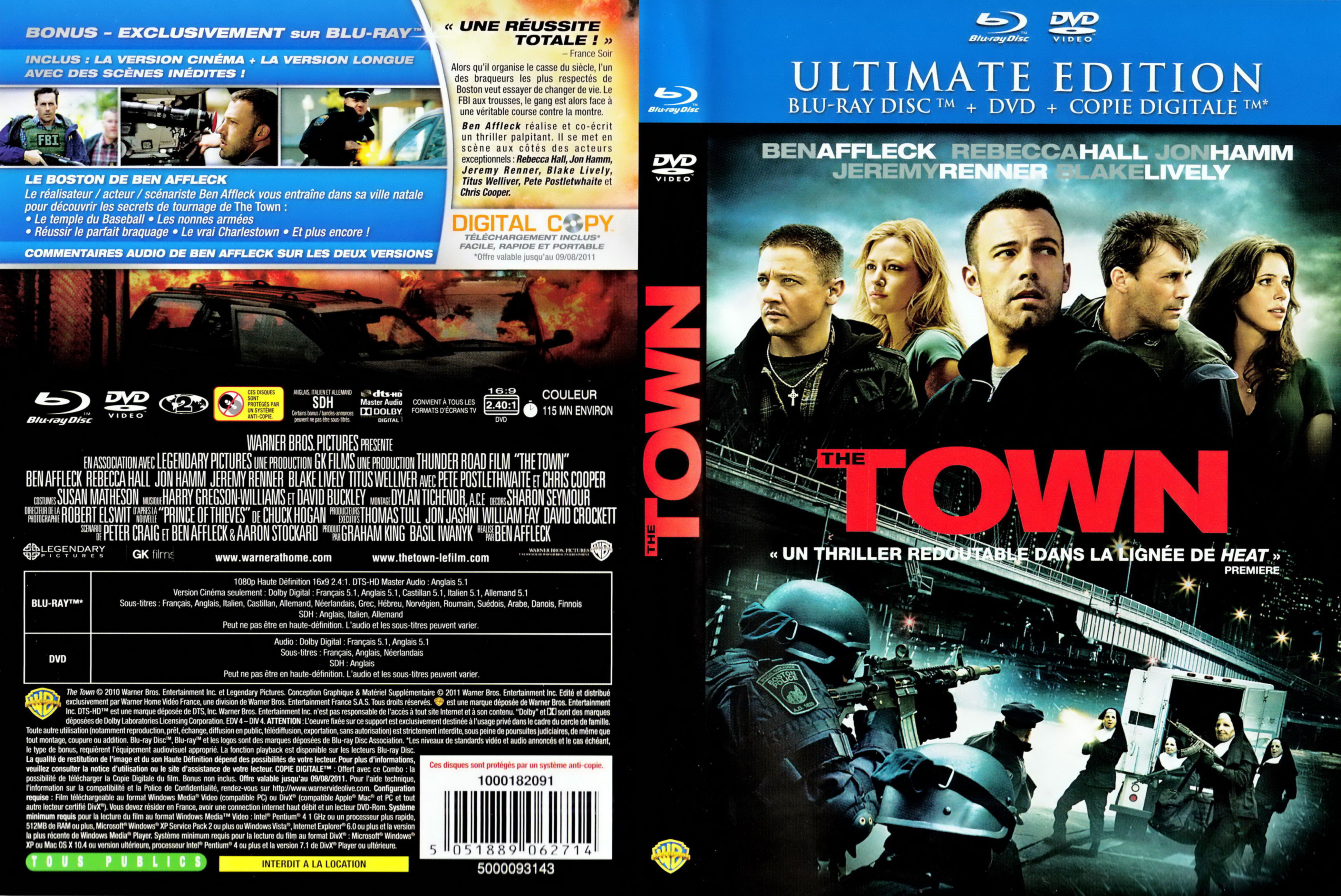 Jaquette DVD The town (BLU-RAY)