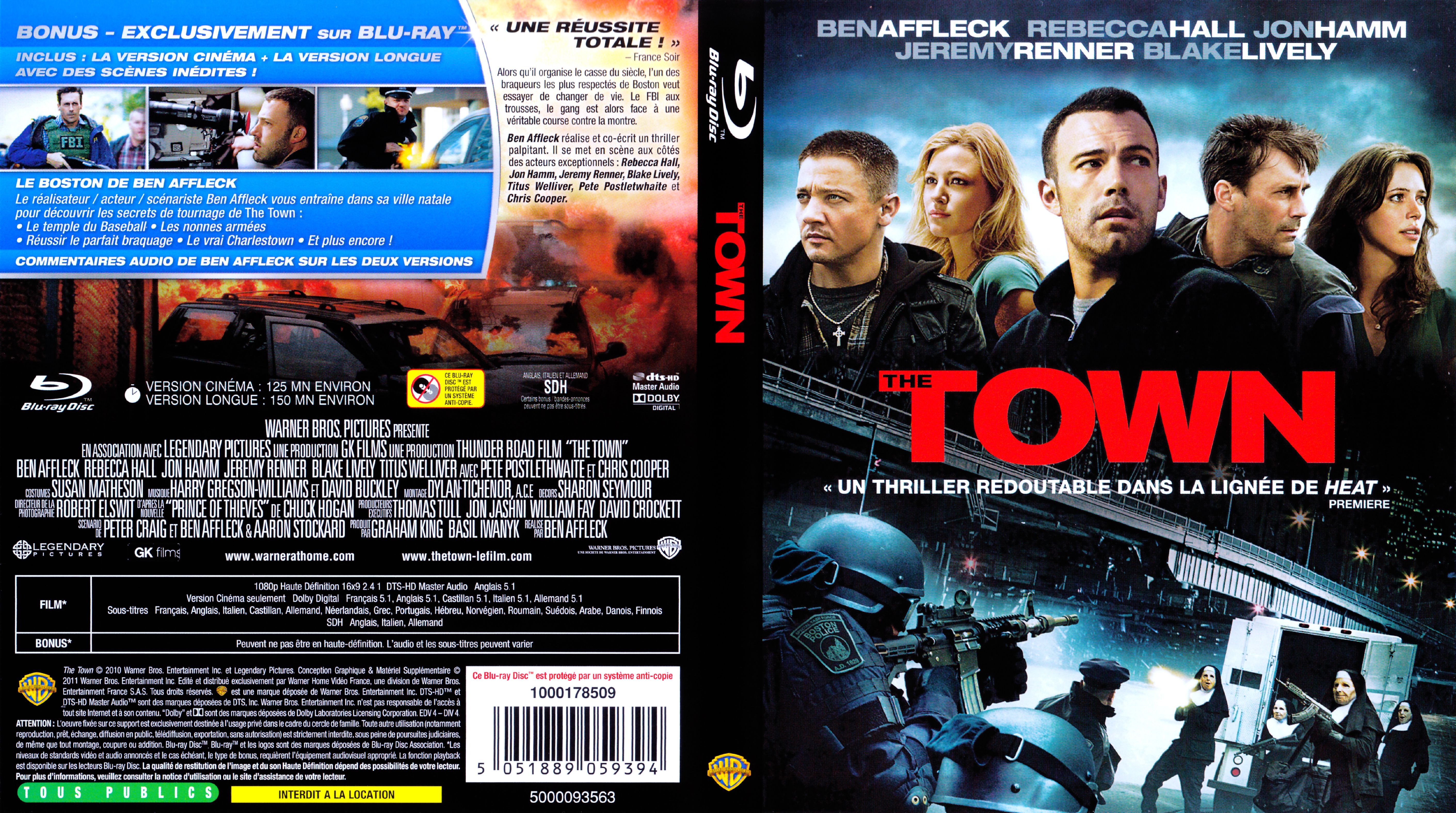 Jaquette DVD The town (BLU-RAY) v2