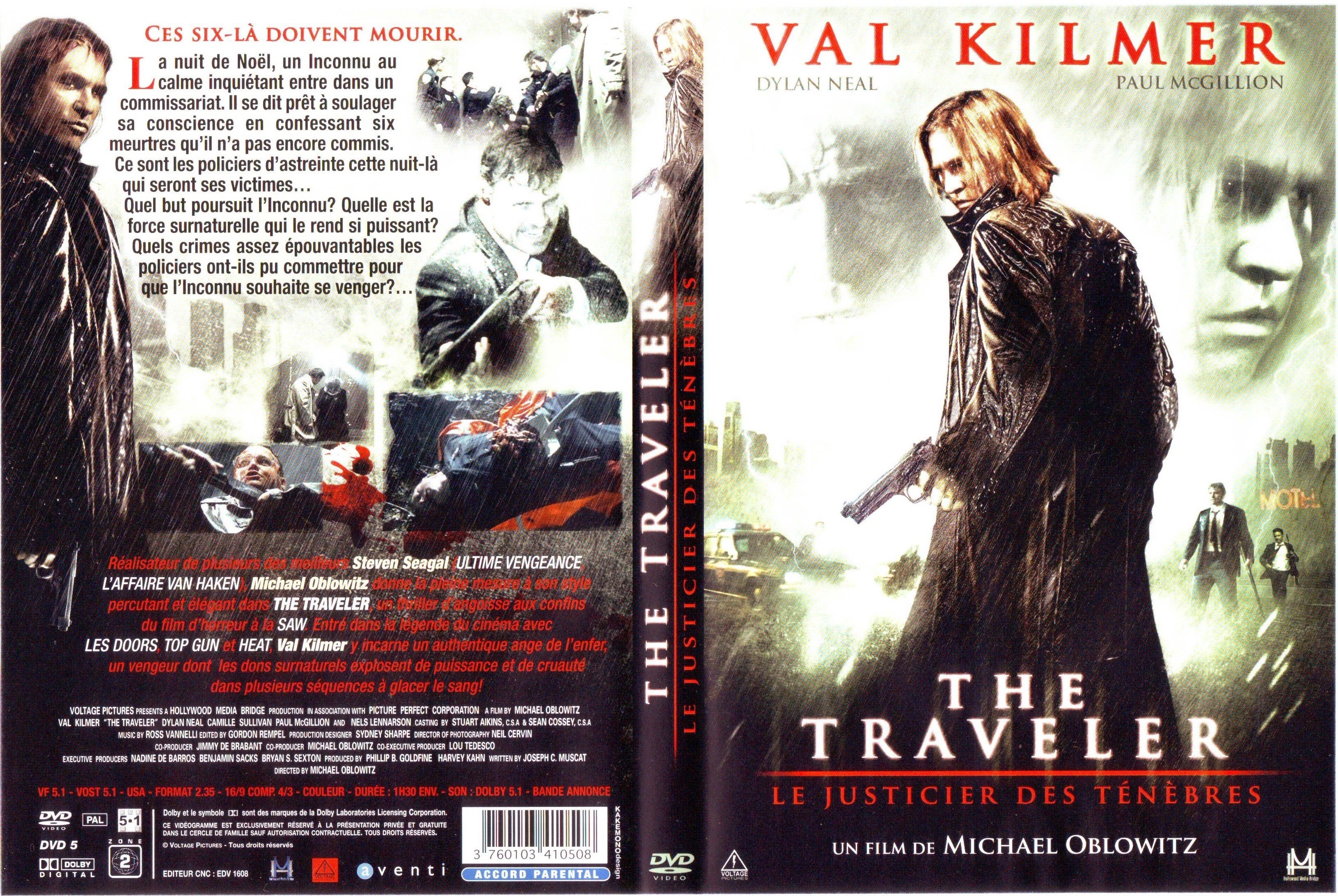 Jaquette DVD The traveler le justicier des tnbres