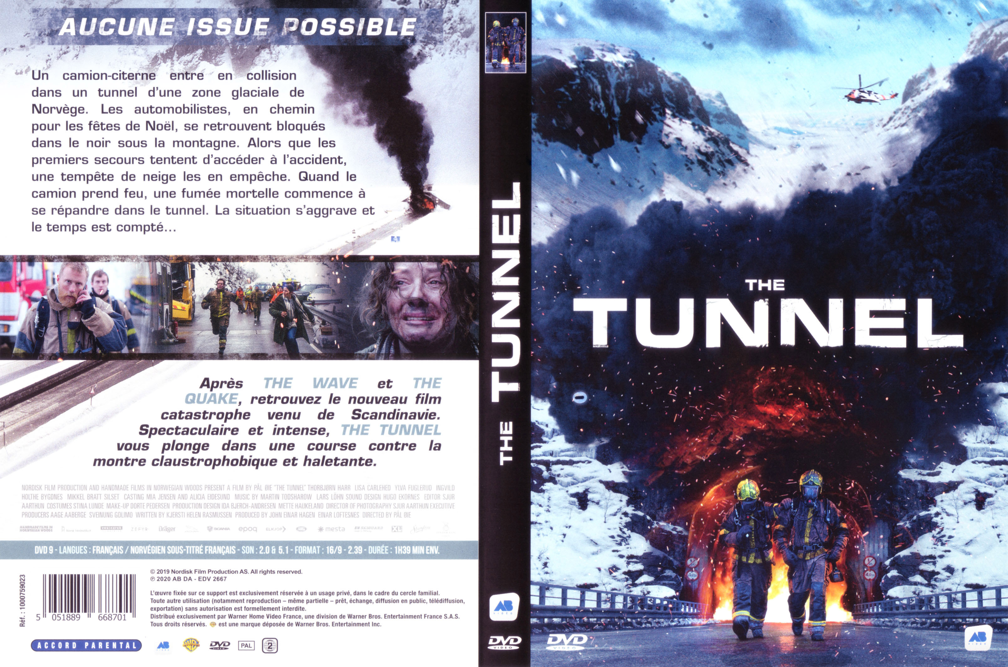 Jaquette DVD The tunnel (2019)