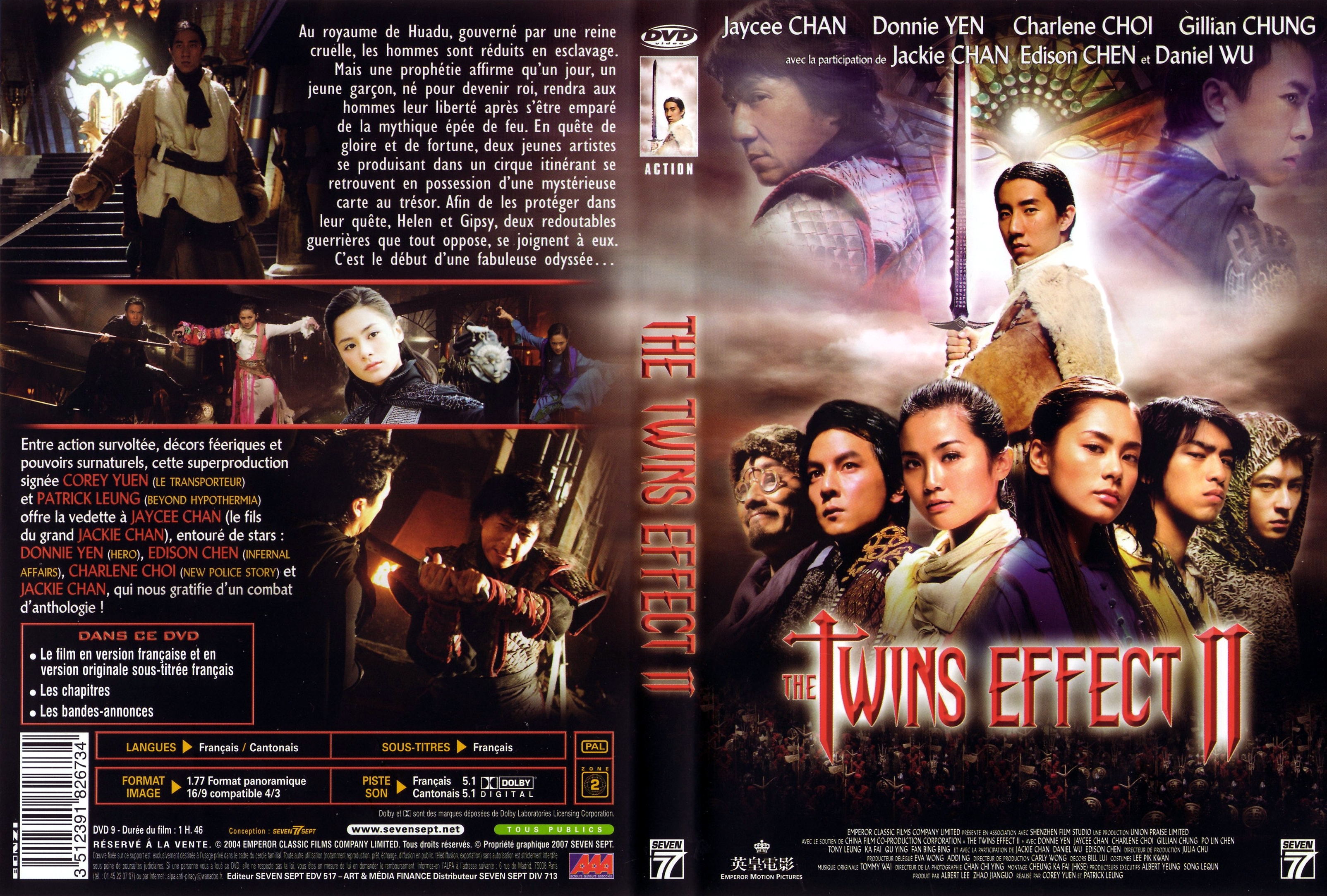 Jaquette DVD The twins effect 2