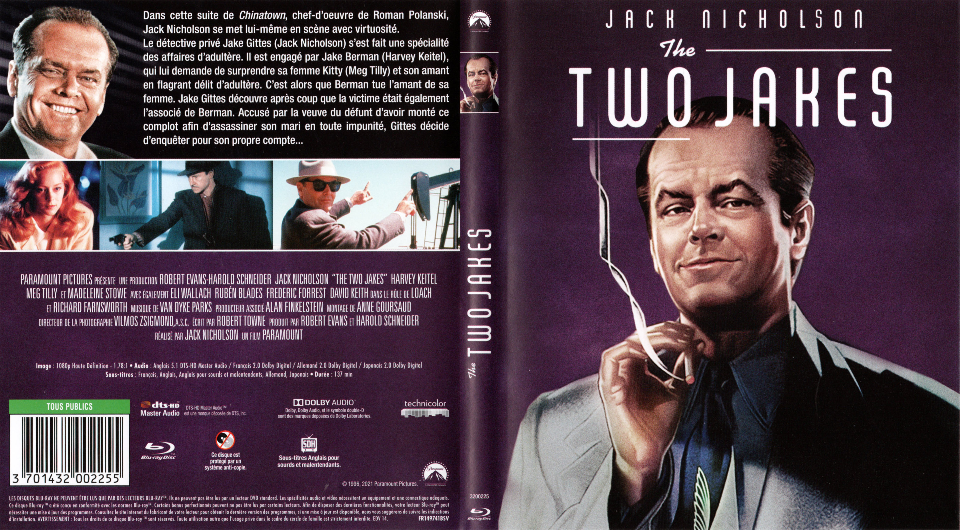Jaquette DVD The two Jakes (BLU-RAY)