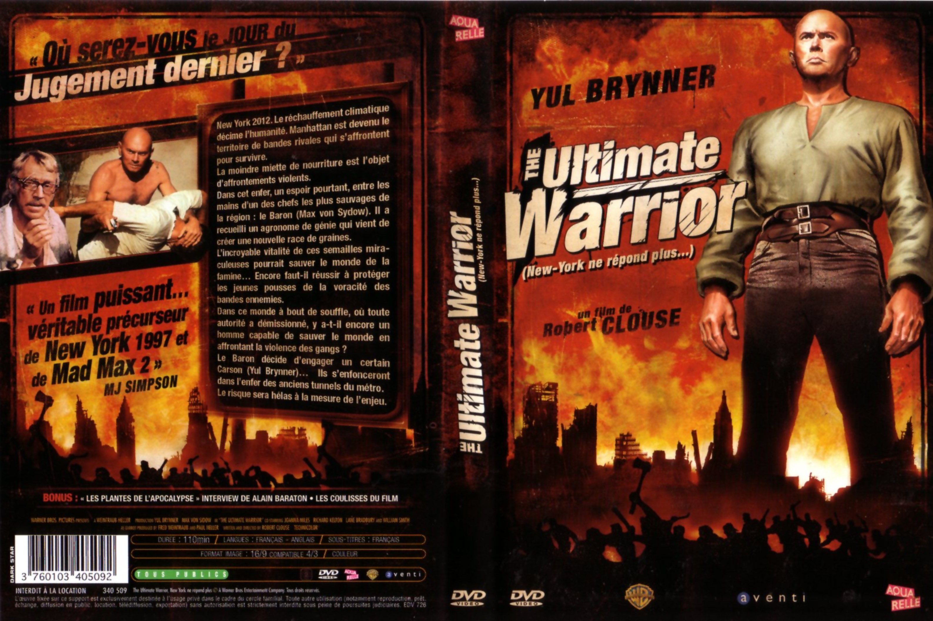 Jaquette DVD The ultimate warrior