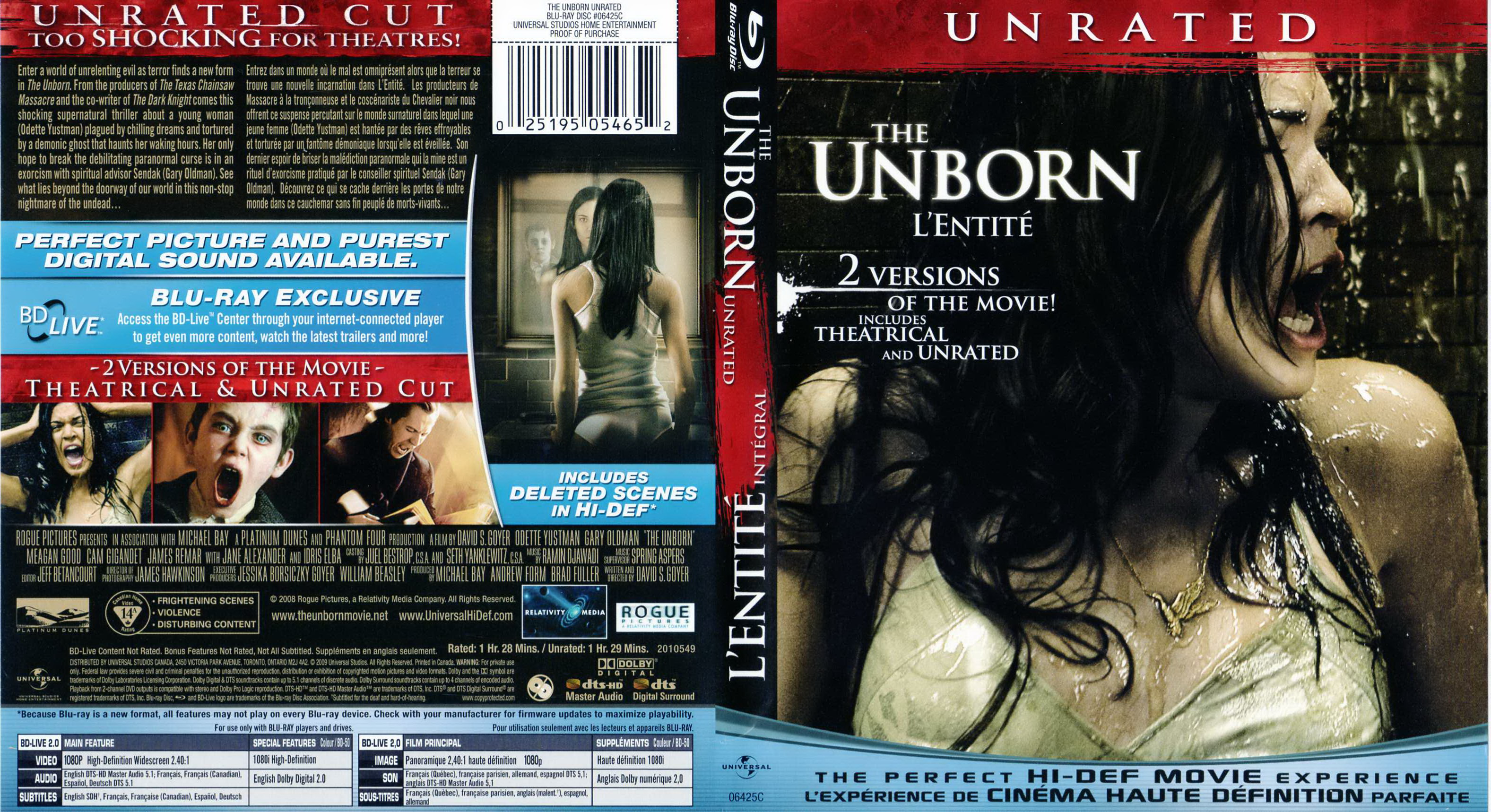 Jaquette DVD The unborn - L