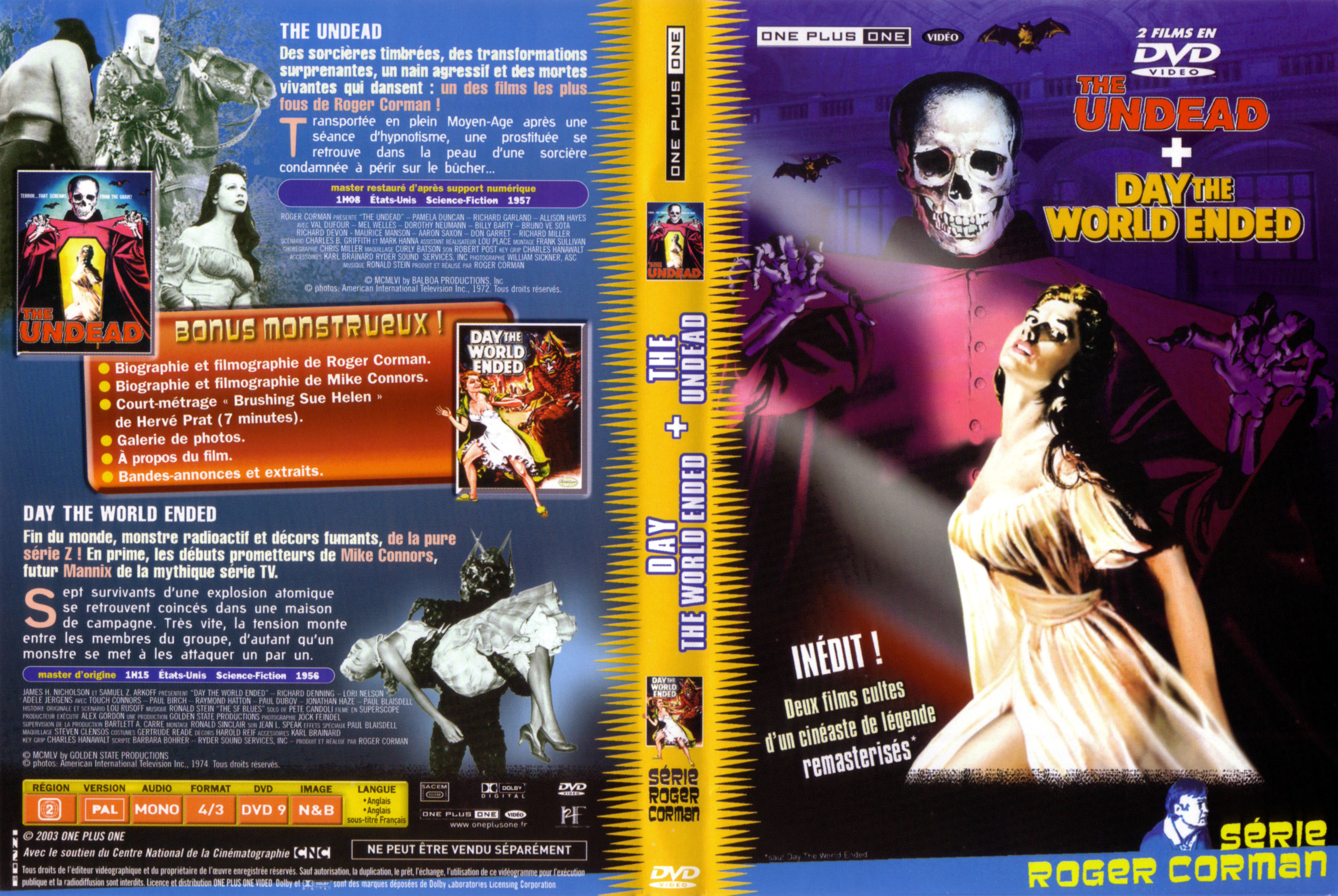 Jaquette DVD The undead + Day the world ended