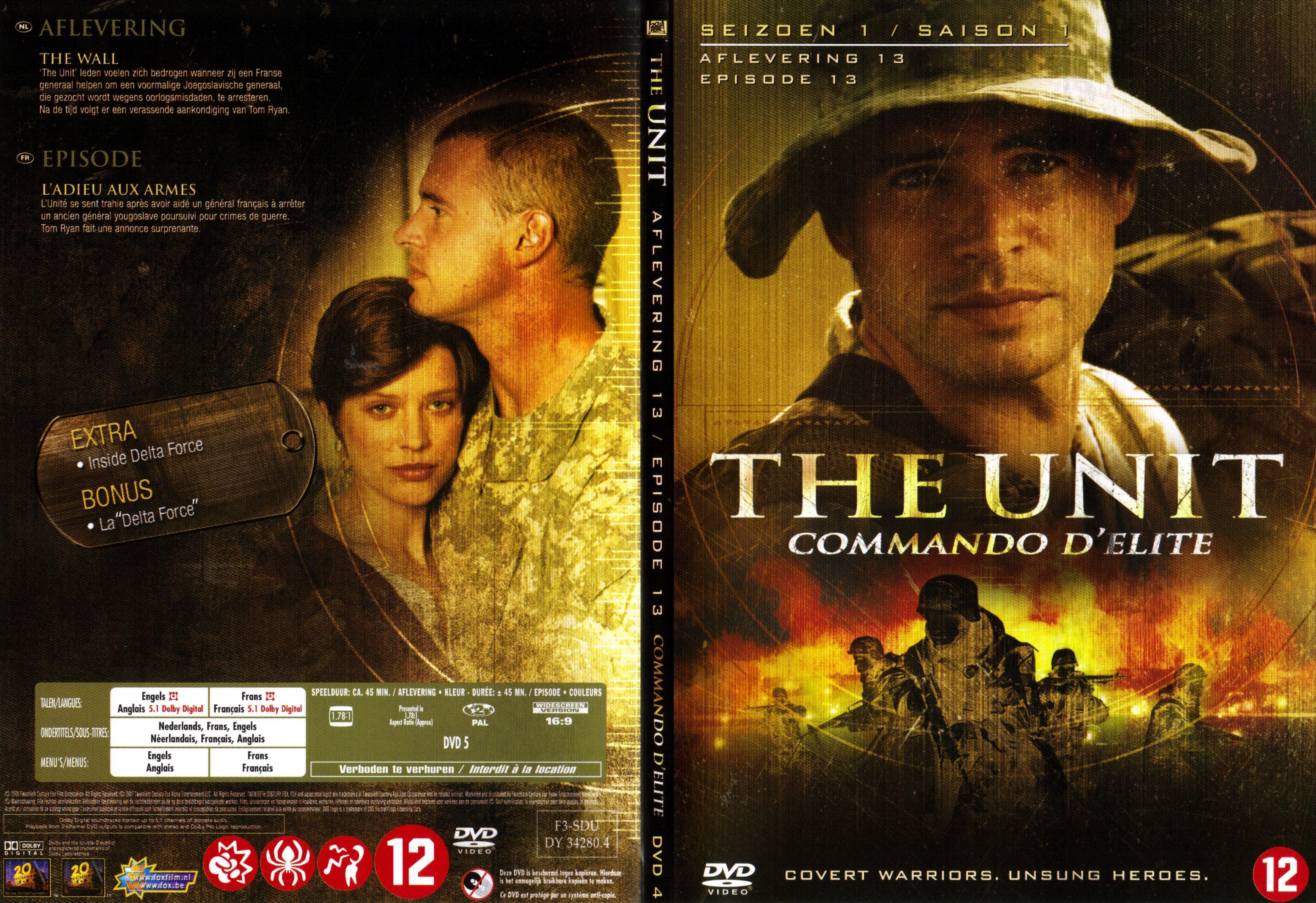 Jaquette DVD The unit saison 1 DVD 4 v2