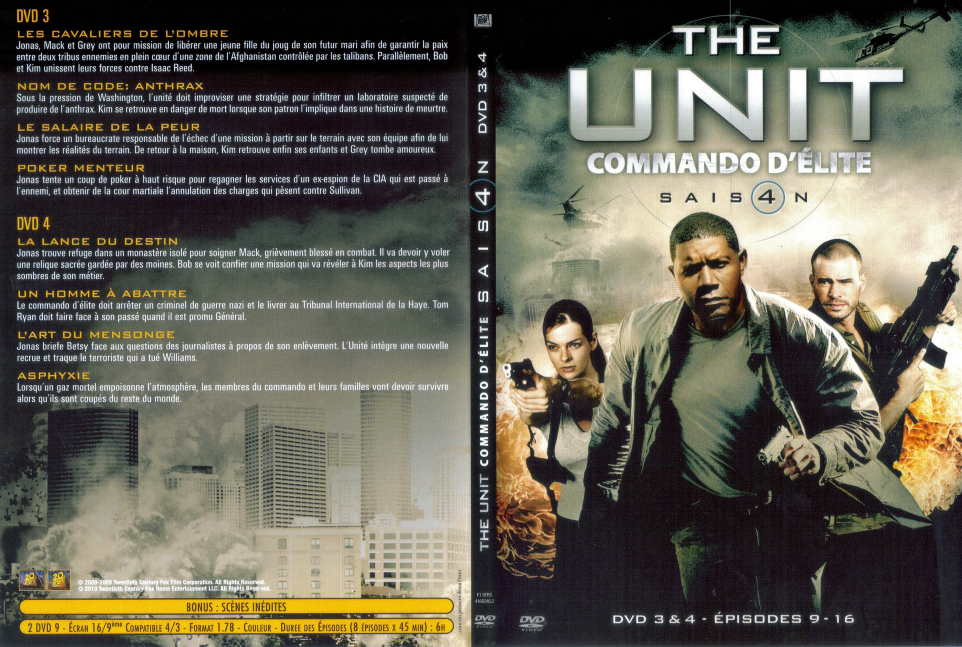 Jaquette DVD The unit saison 4 DVD 2