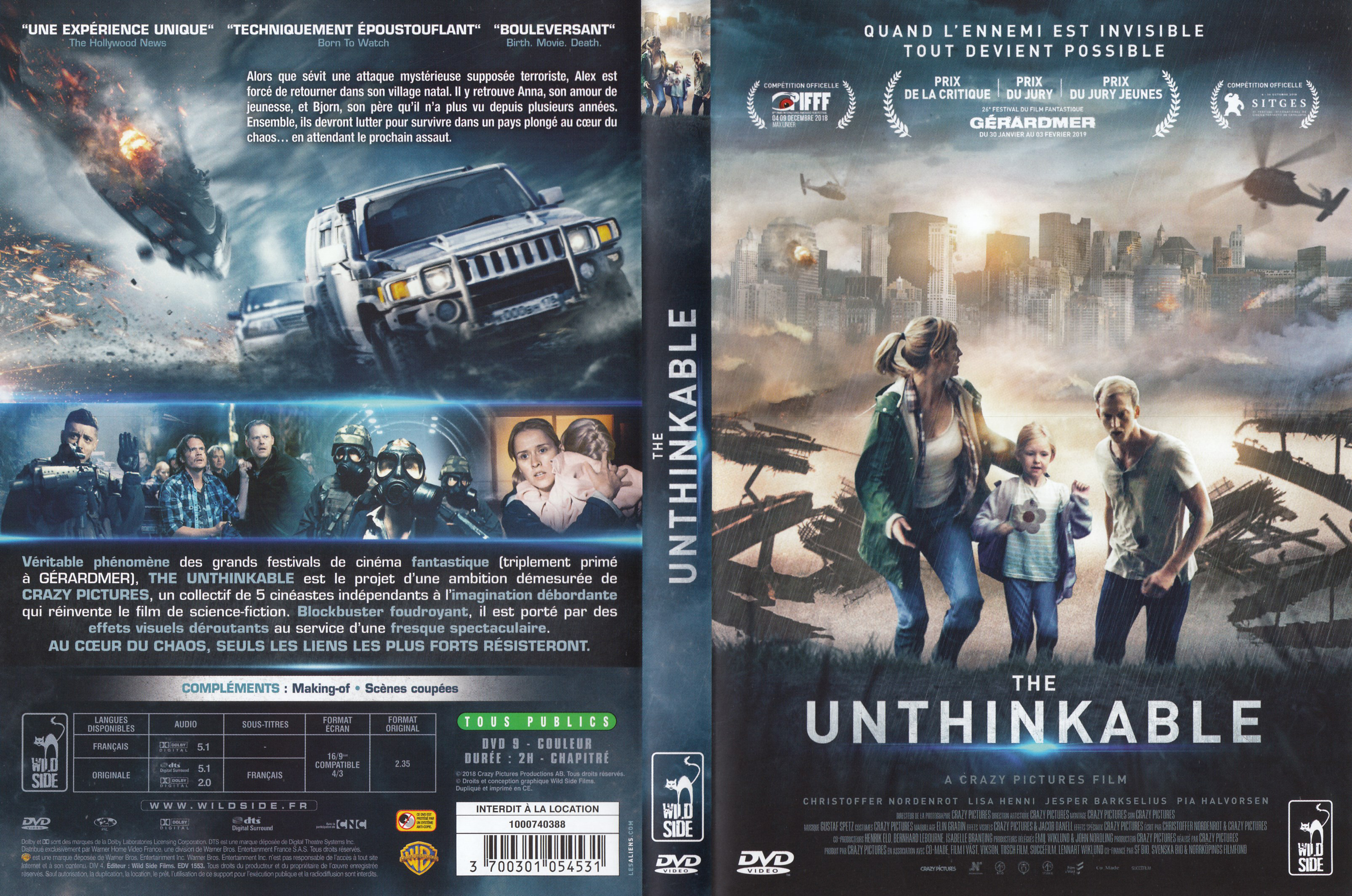 Jaquette DVD The unthinkable