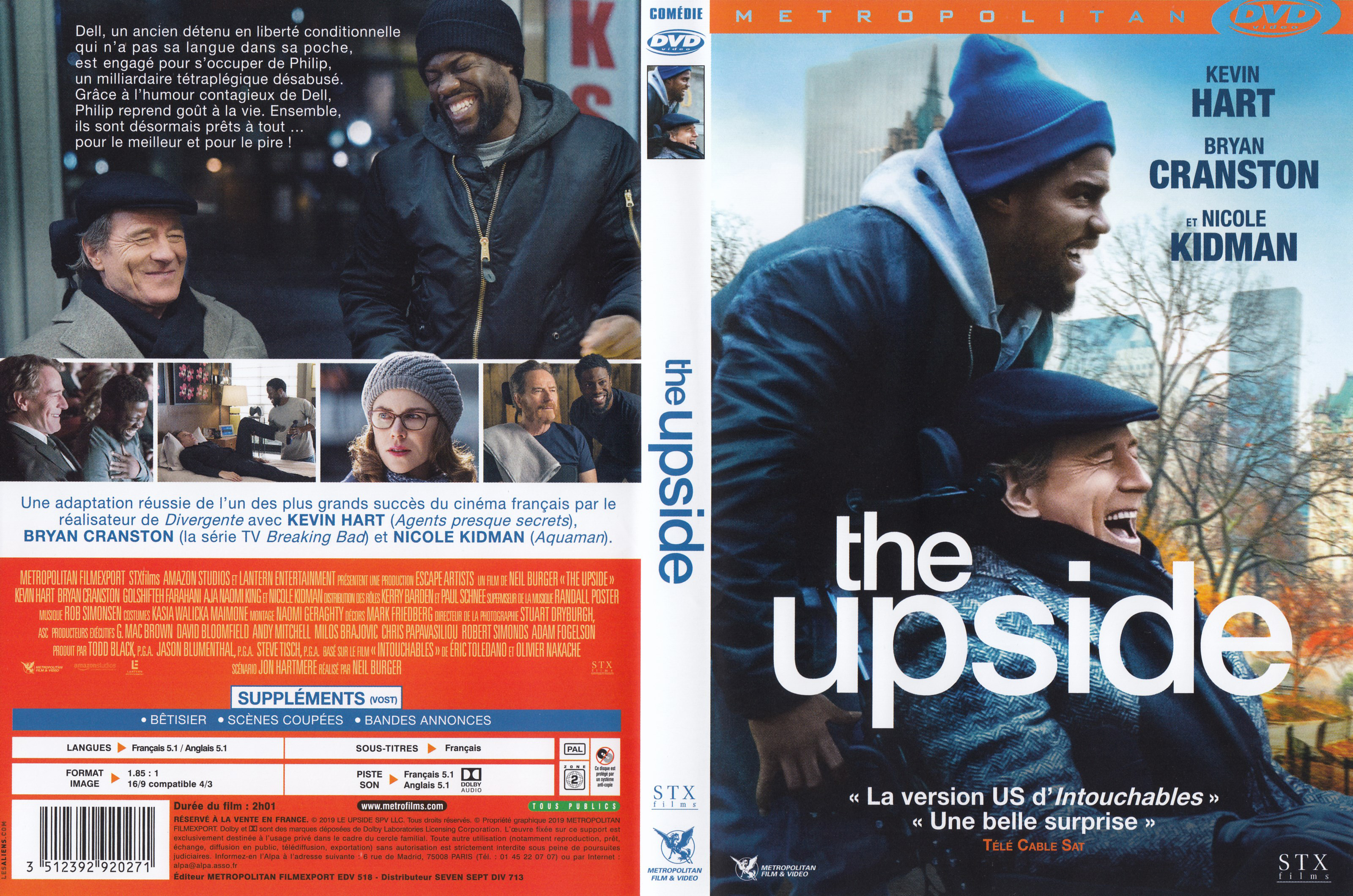 Jaquette DVD The upside