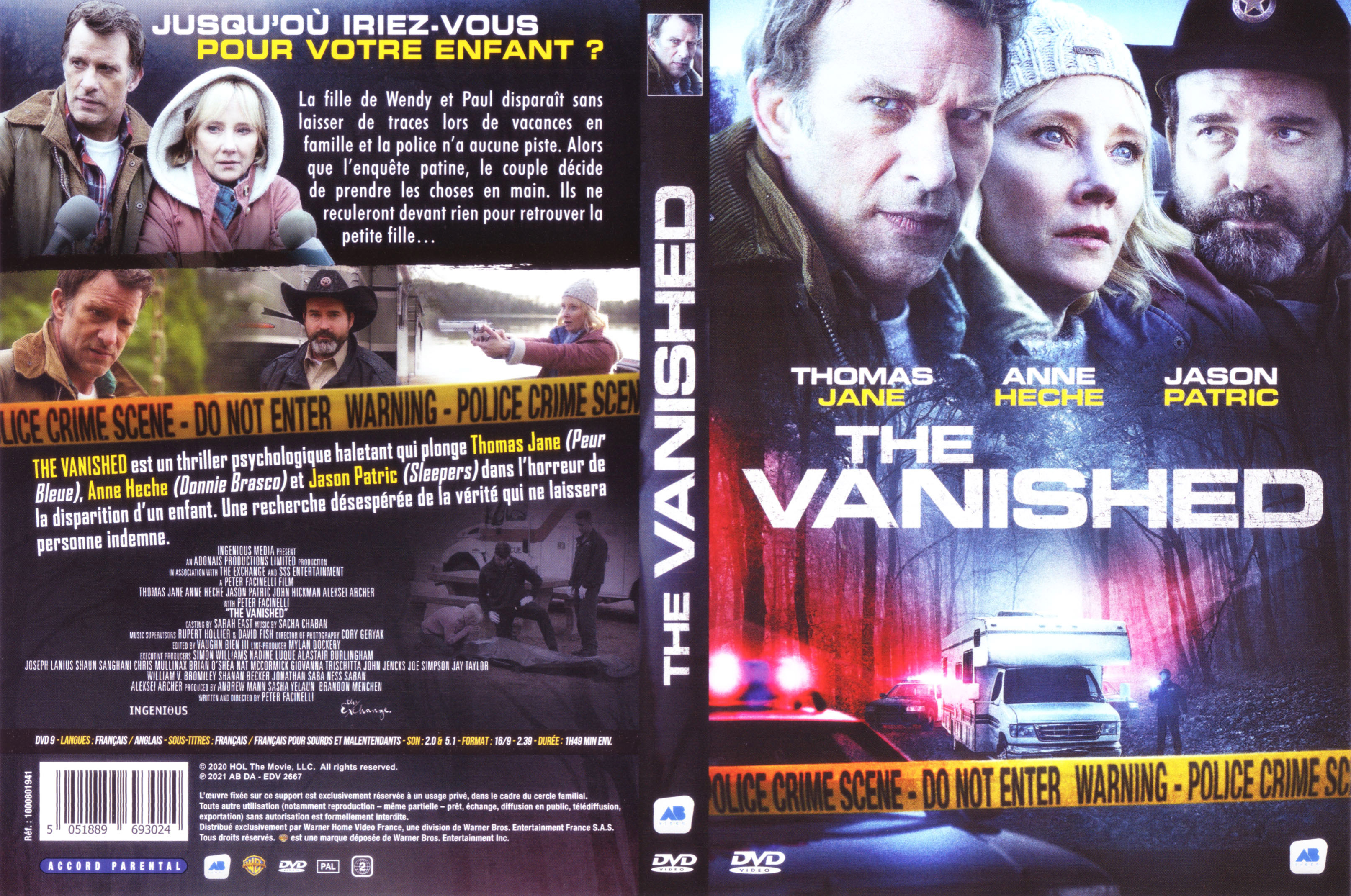 Jaquette DVD The vanished