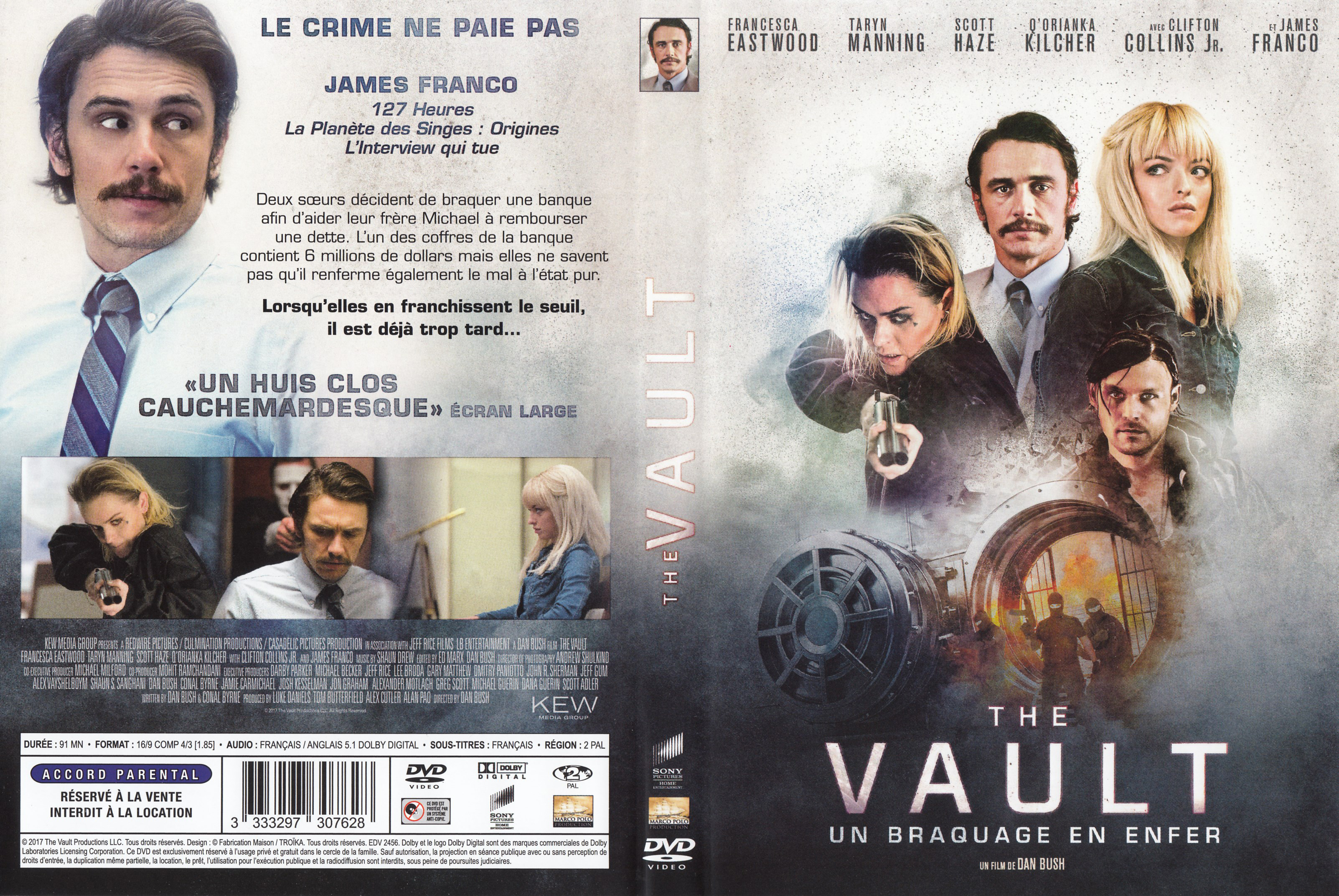 Jaquette DVD The vault