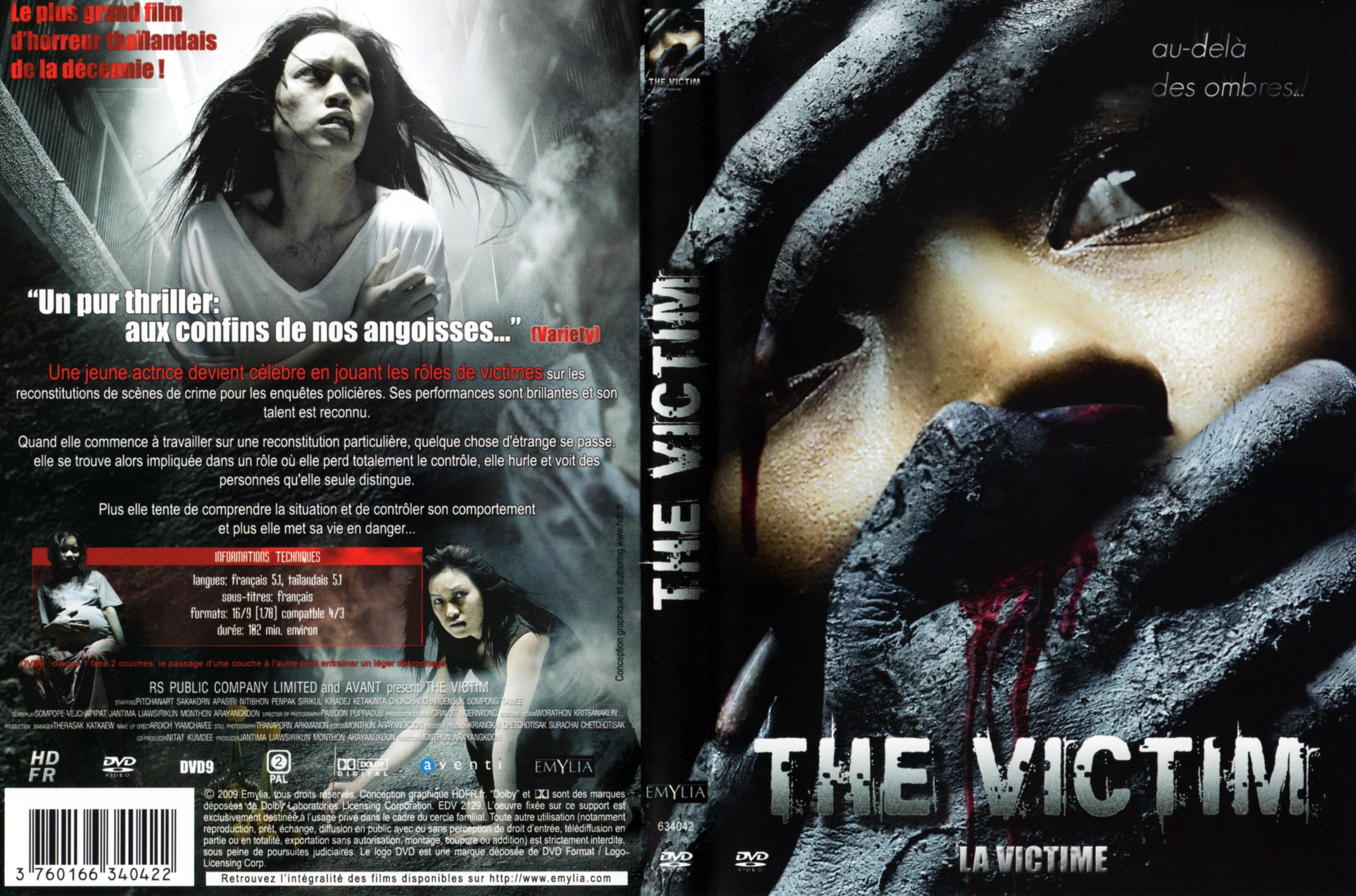 Jaquette DVD The victim