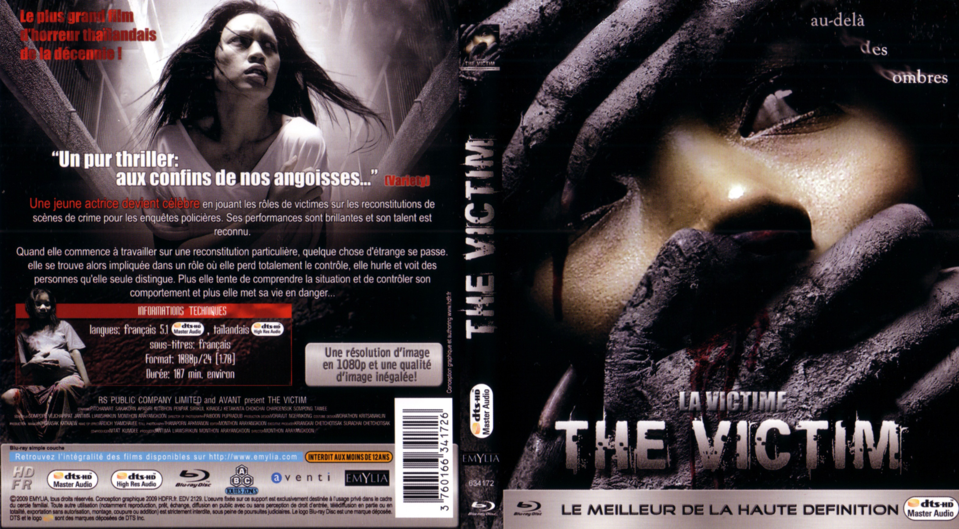 Jaquette DVD The victim (BLU-RAY)