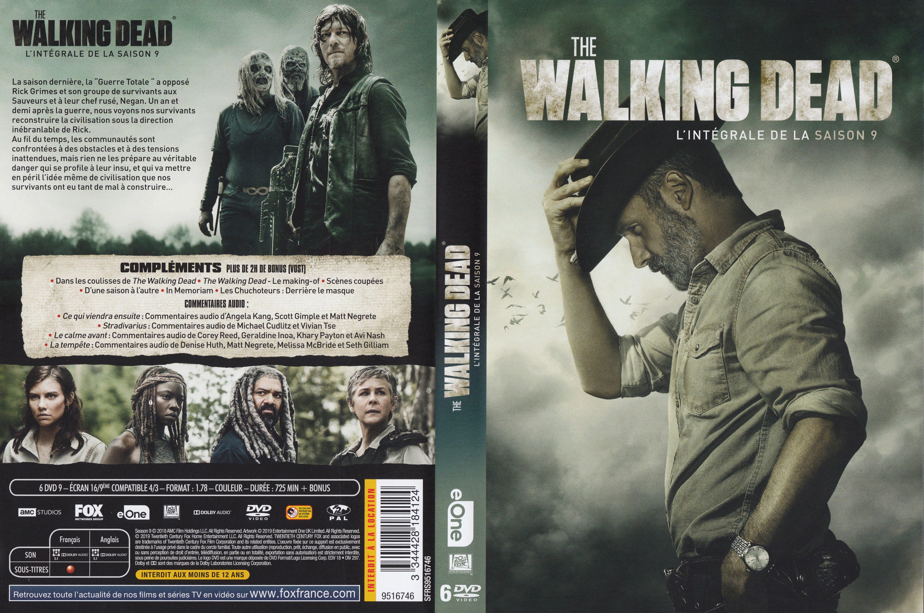 Jaquette DVD The walking dead Saison 9