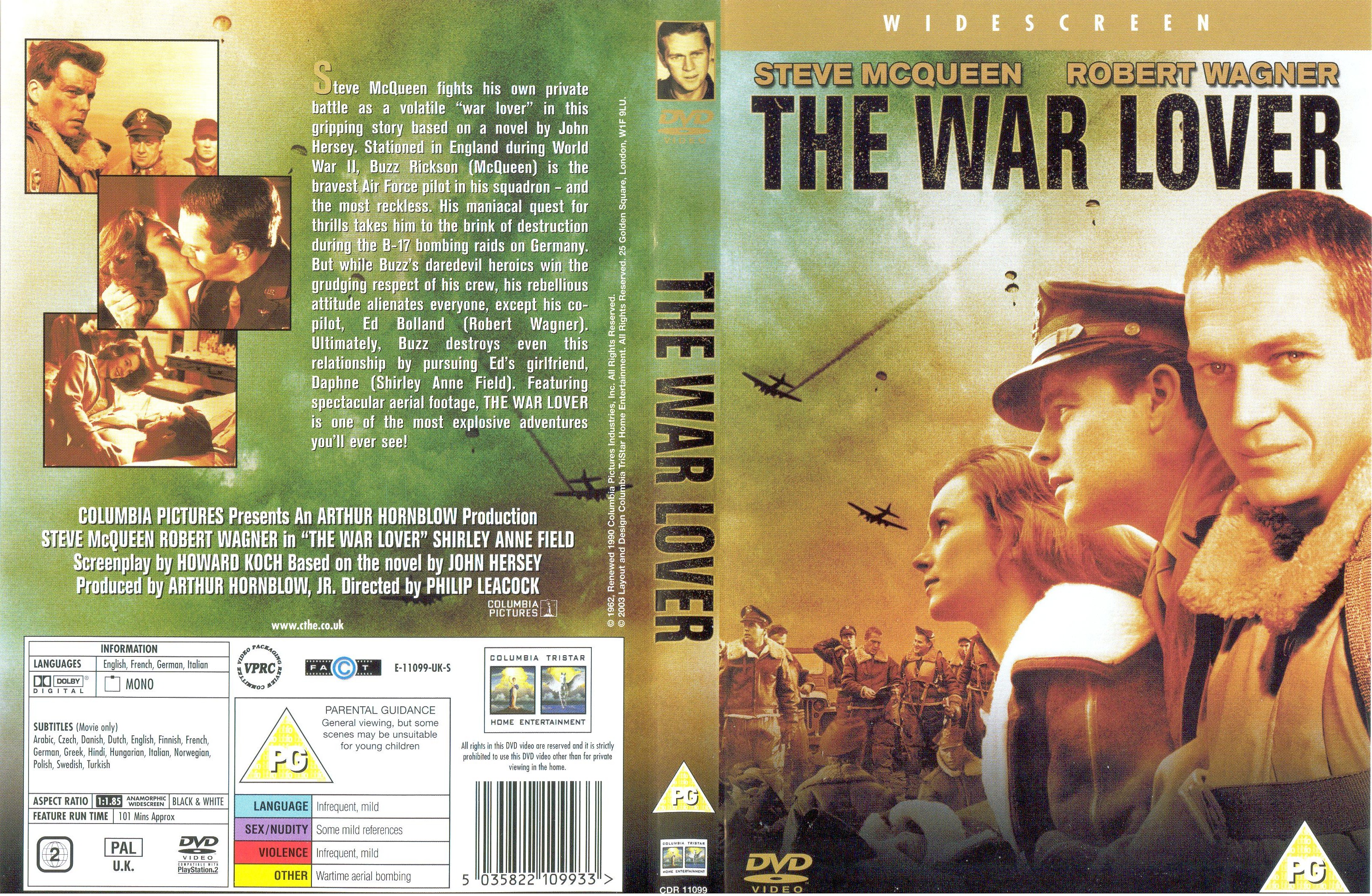 Jaquette DVD The war lover Zone 1