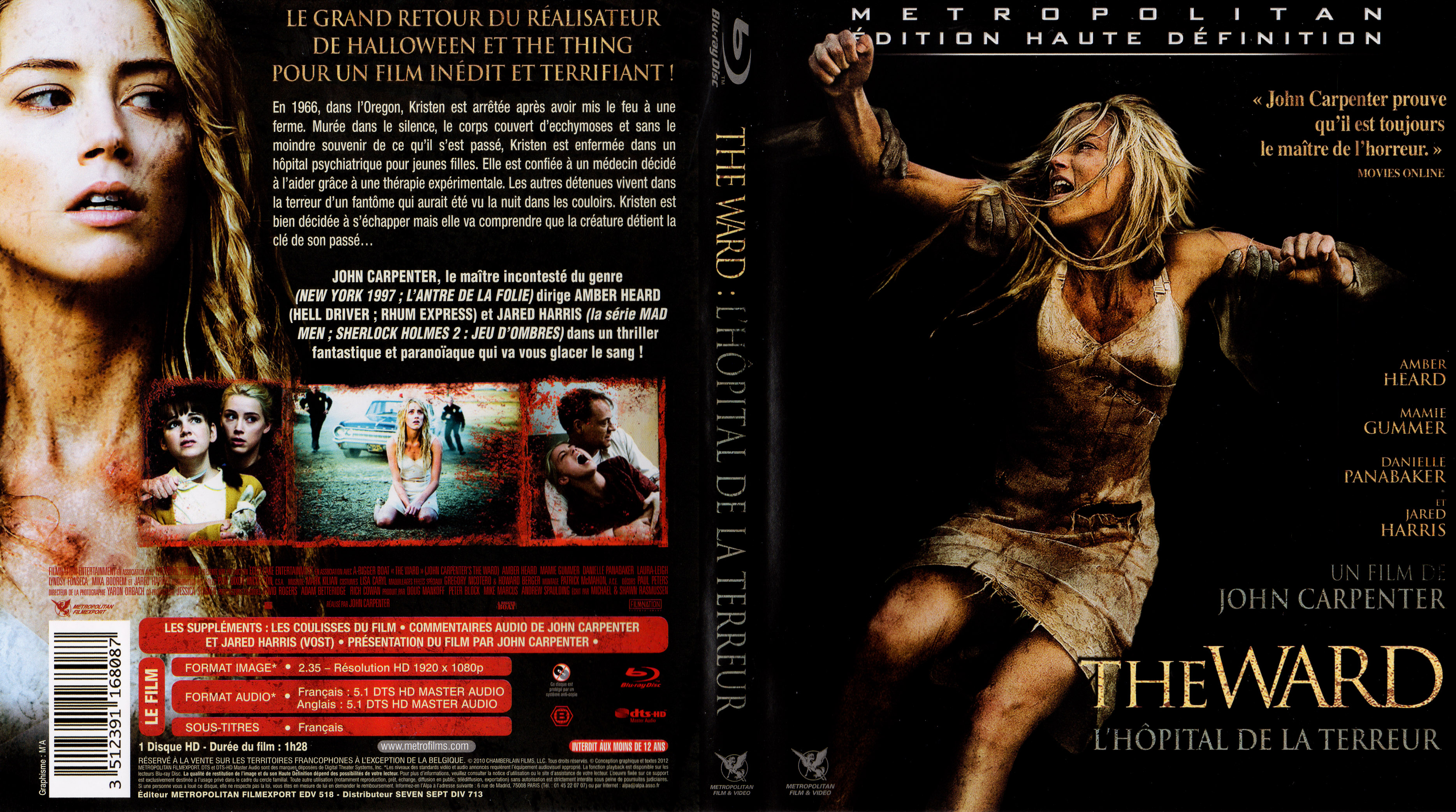 Jaquette DVD The ward (BLU-RAY)