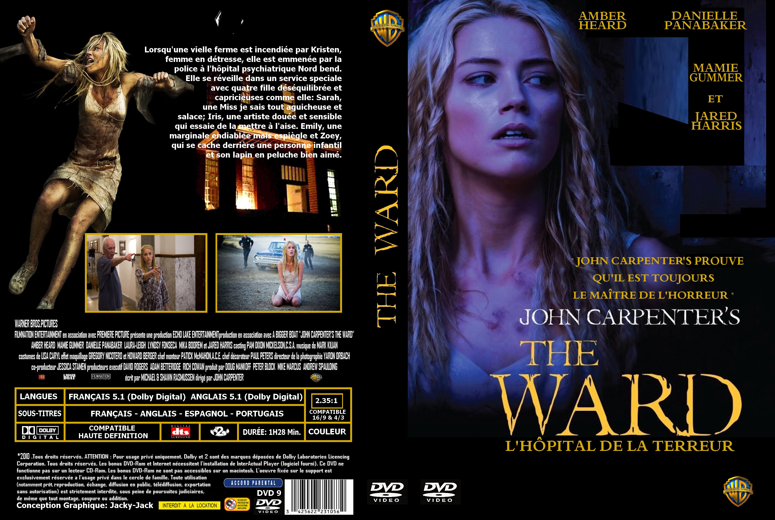 Jaquette DVD The ward custom