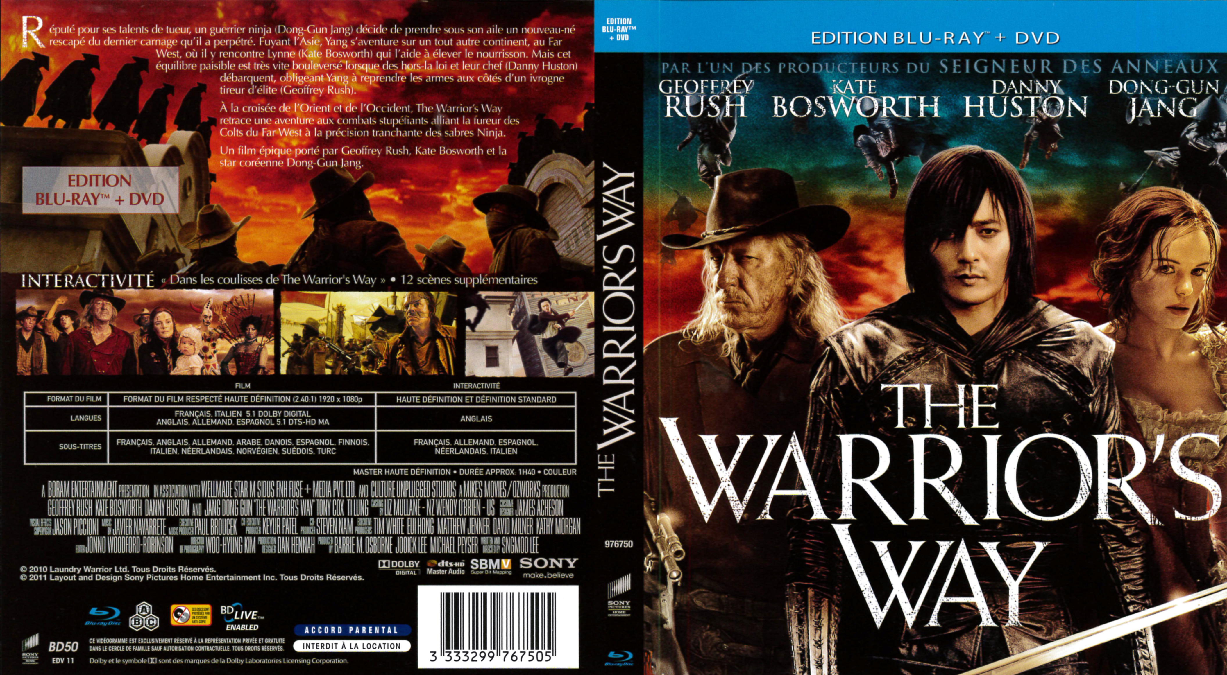 Jaquette DVD The warrior