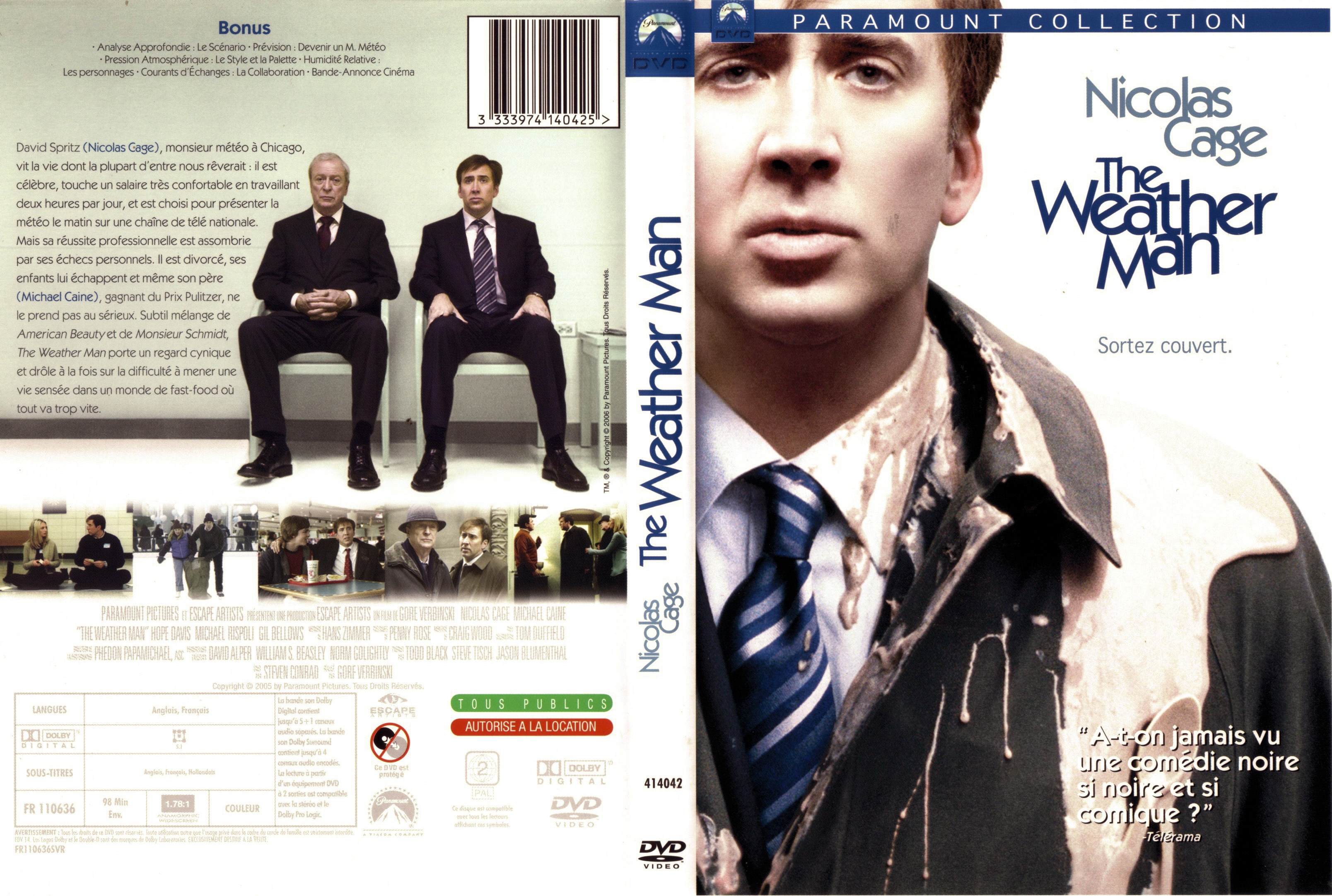 Jaquette DVD The weather man