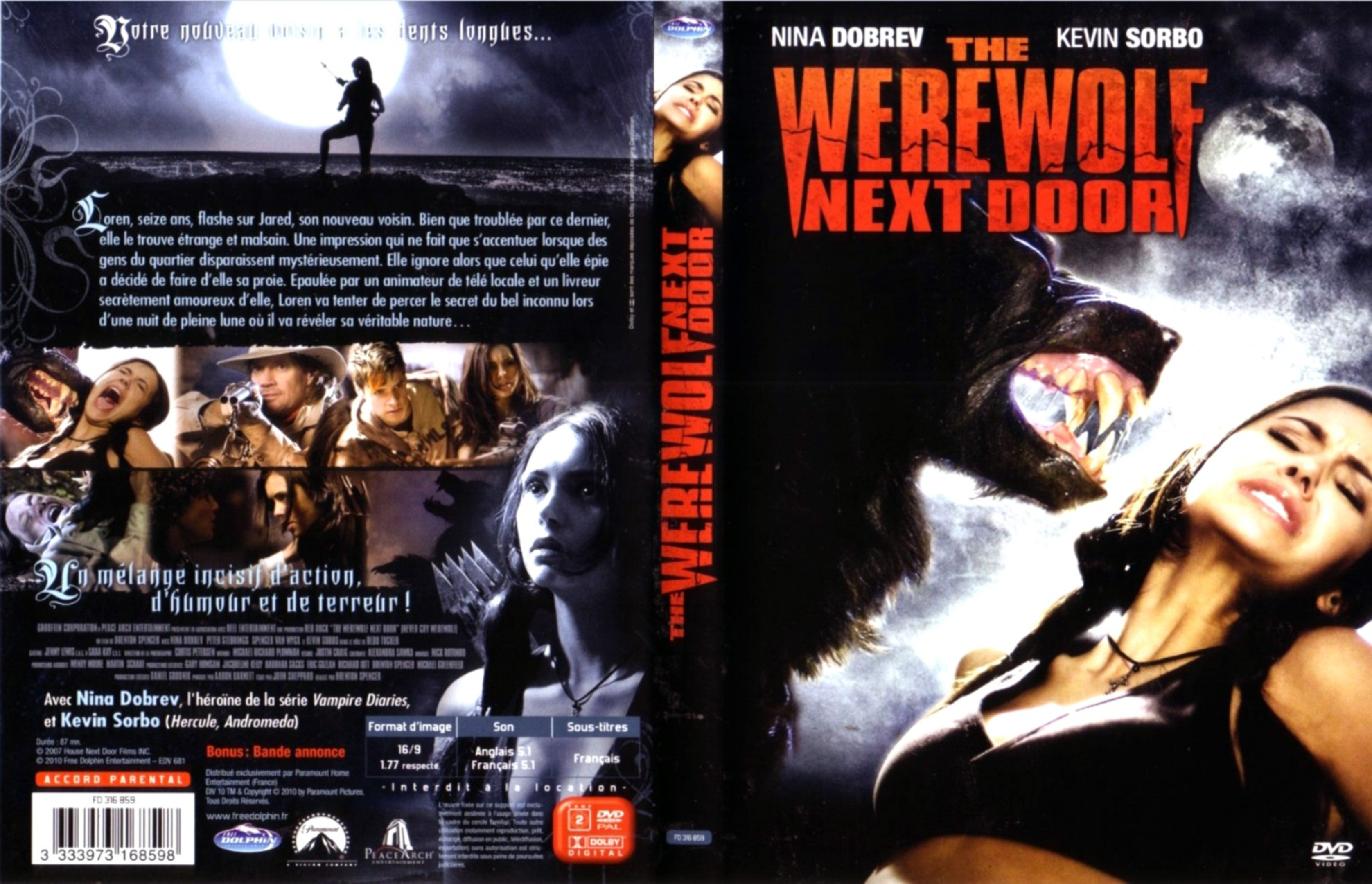 Jaquette DVD The werewolf next door