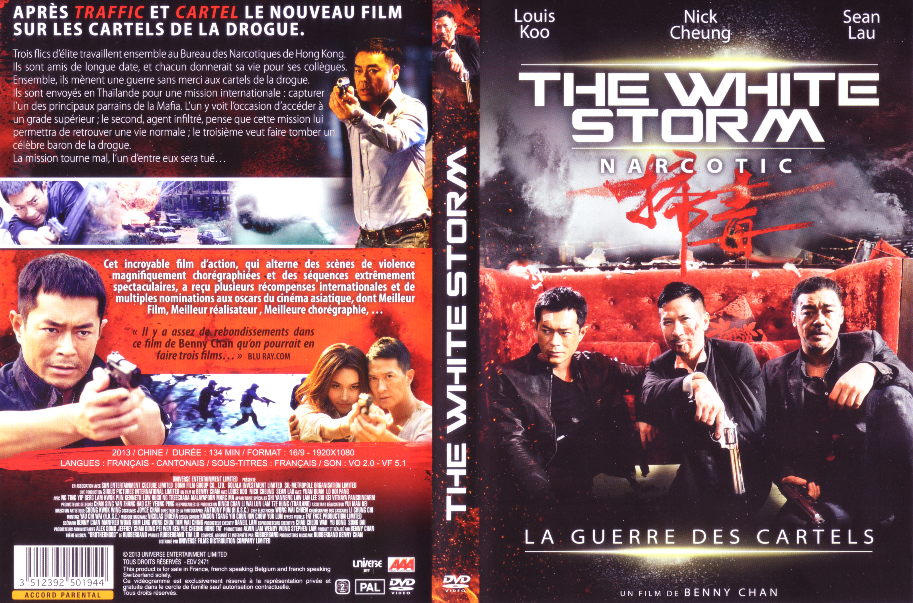 Jaquette DVD The white storm