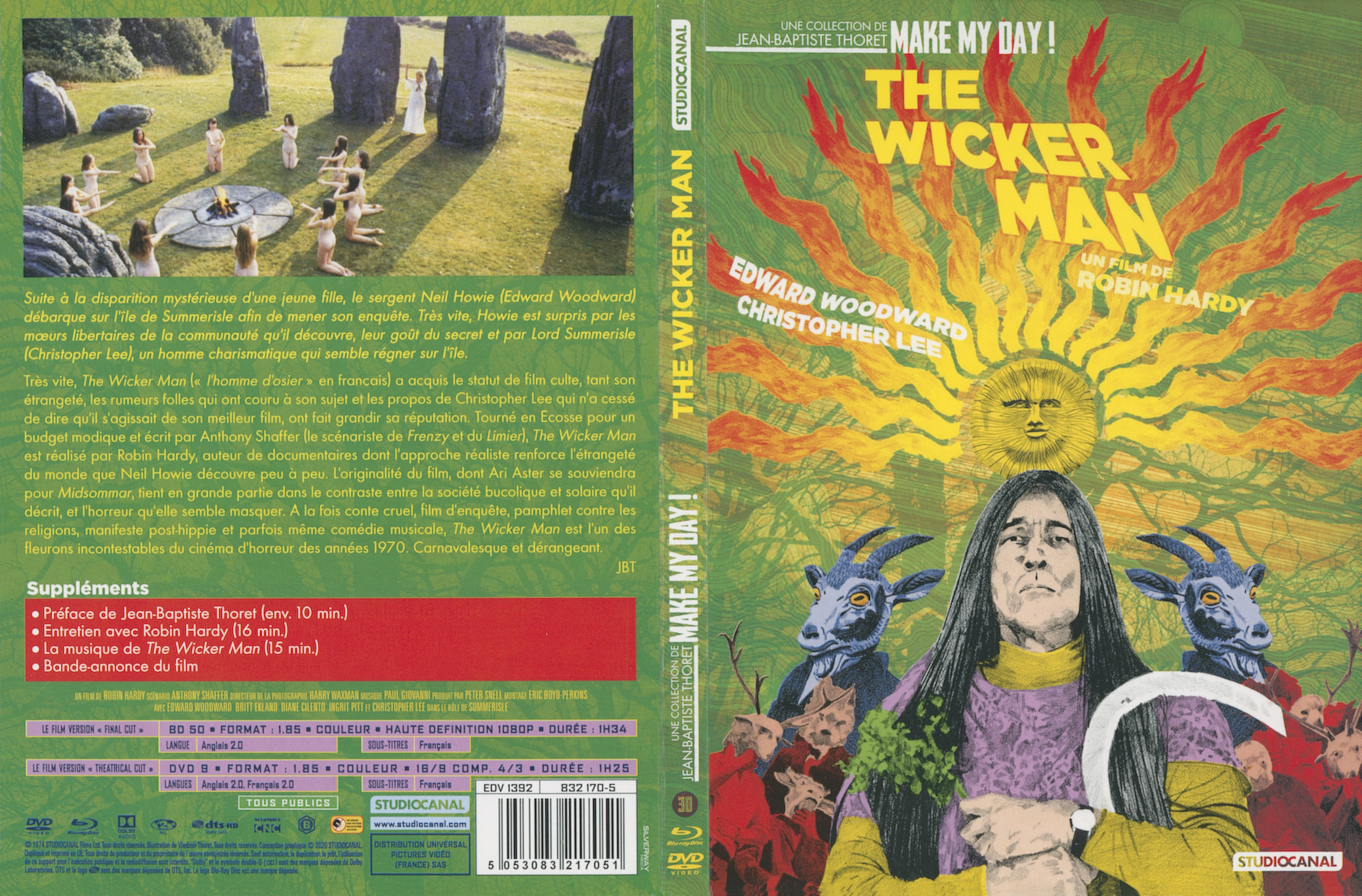 Jaquette DVD The wicker man (1974) v2
