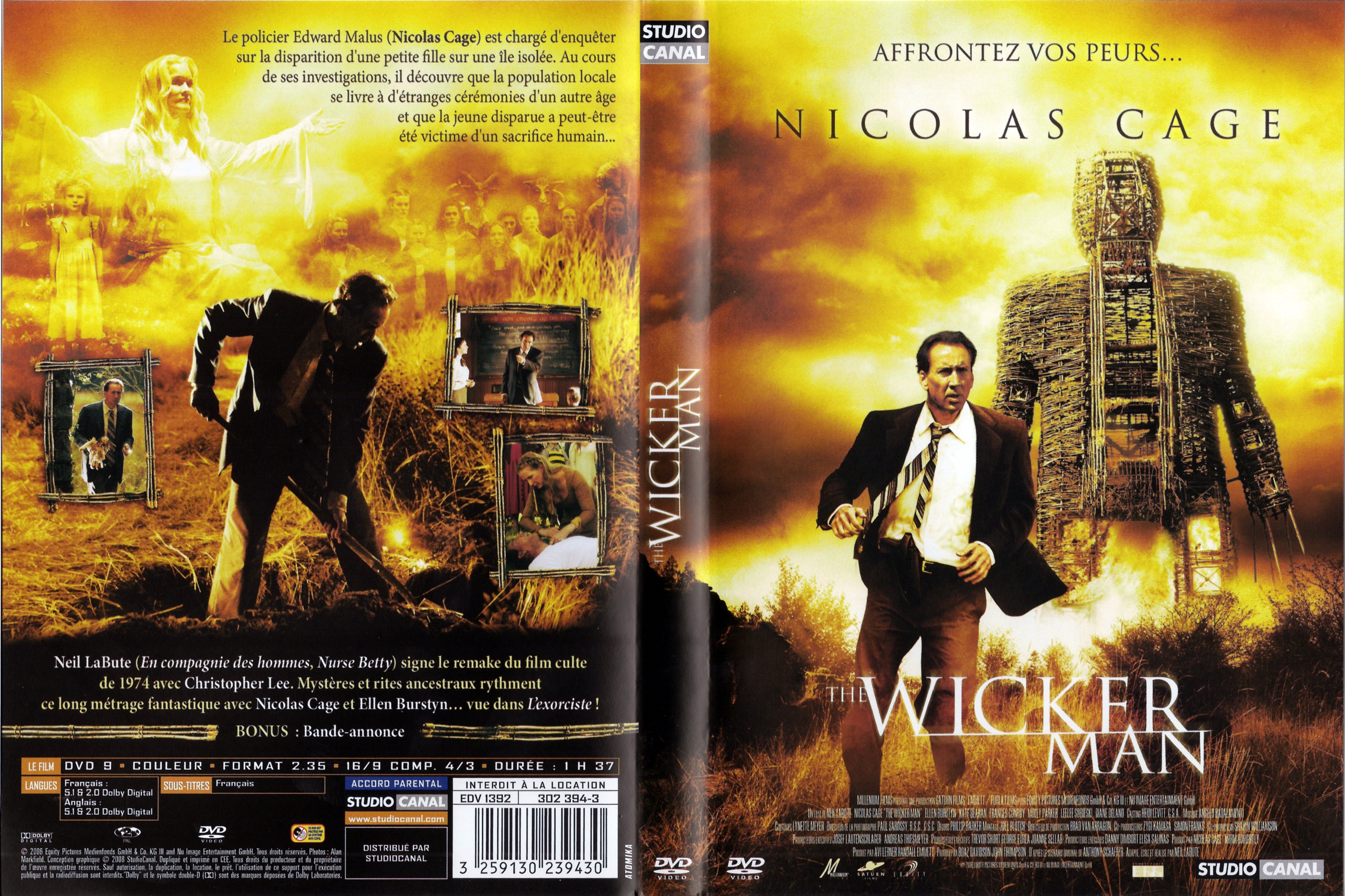 Jaquette DVD The wicker man (2006) v2