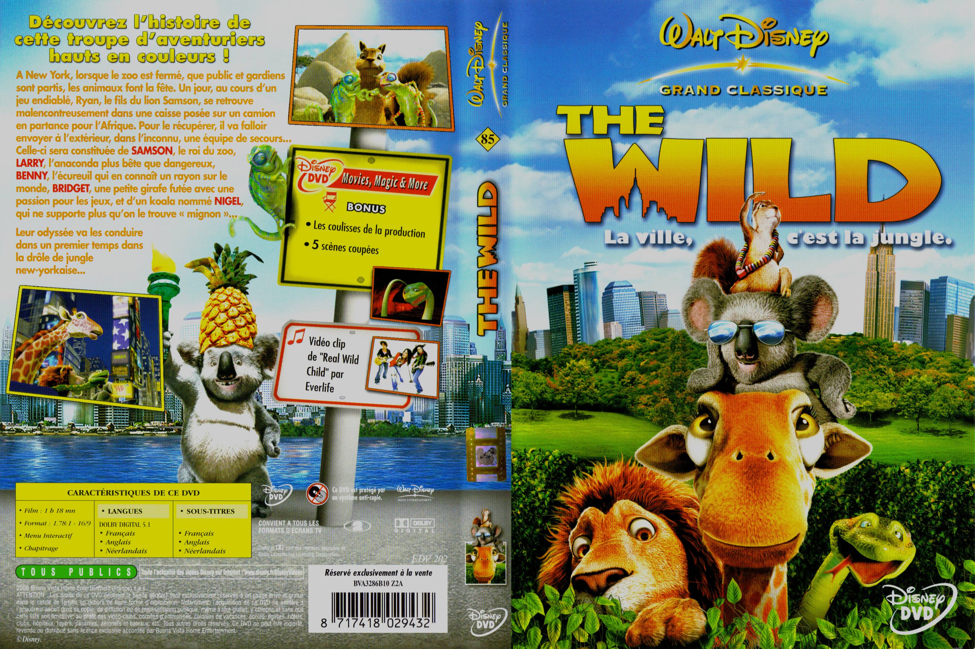 Jaquette DVD The wild