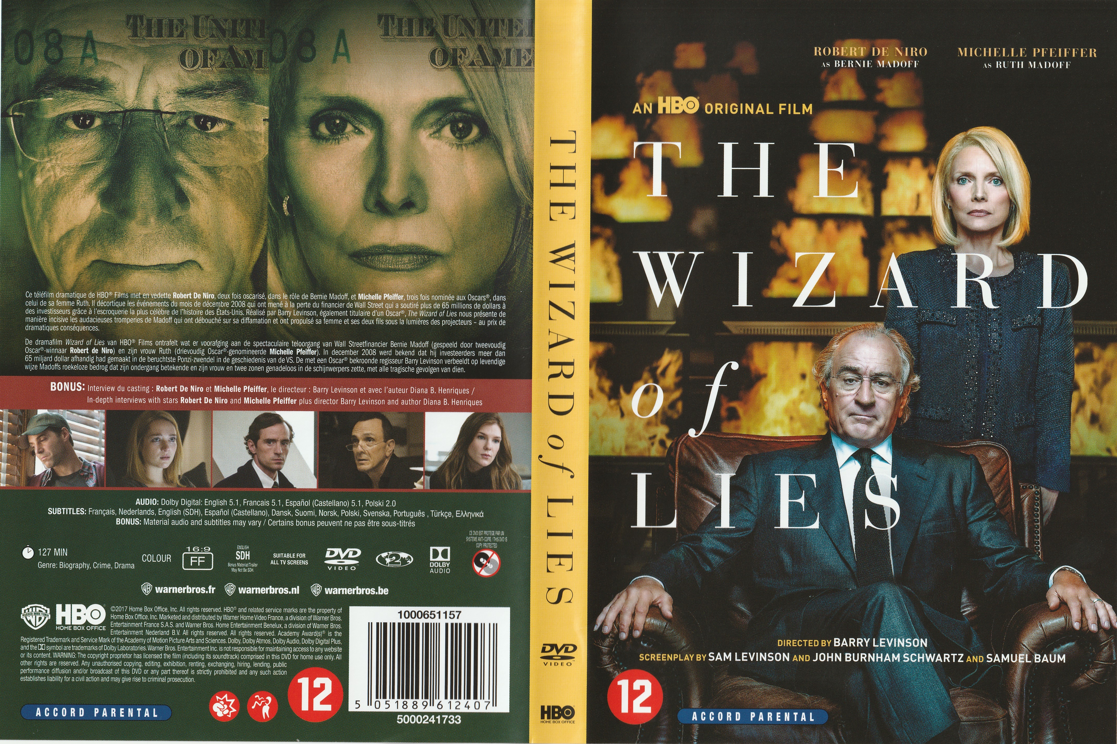 Jaquette DVD The wizard of lies