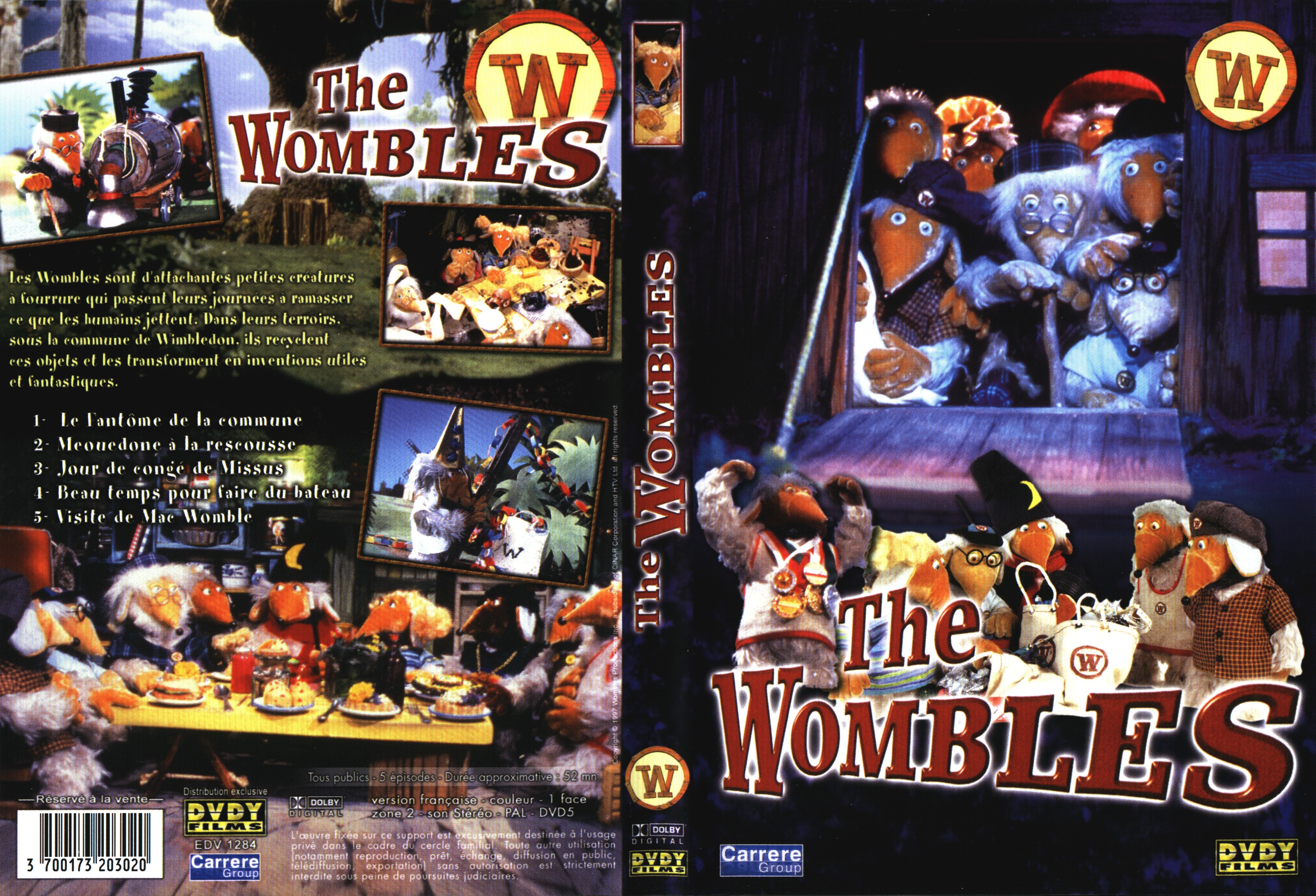 Jaquette DVD The wombles