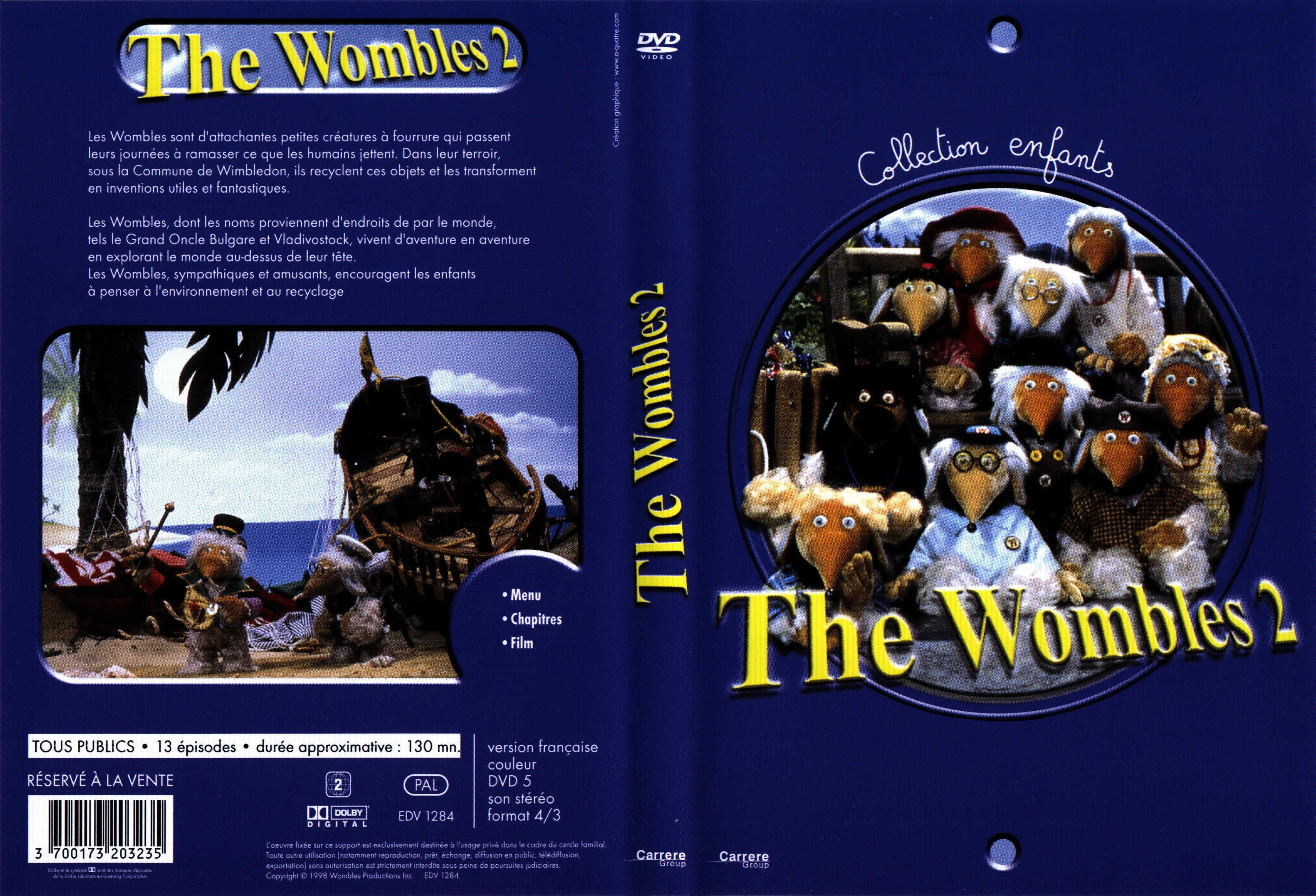 Jaquette DVD The wombles 2