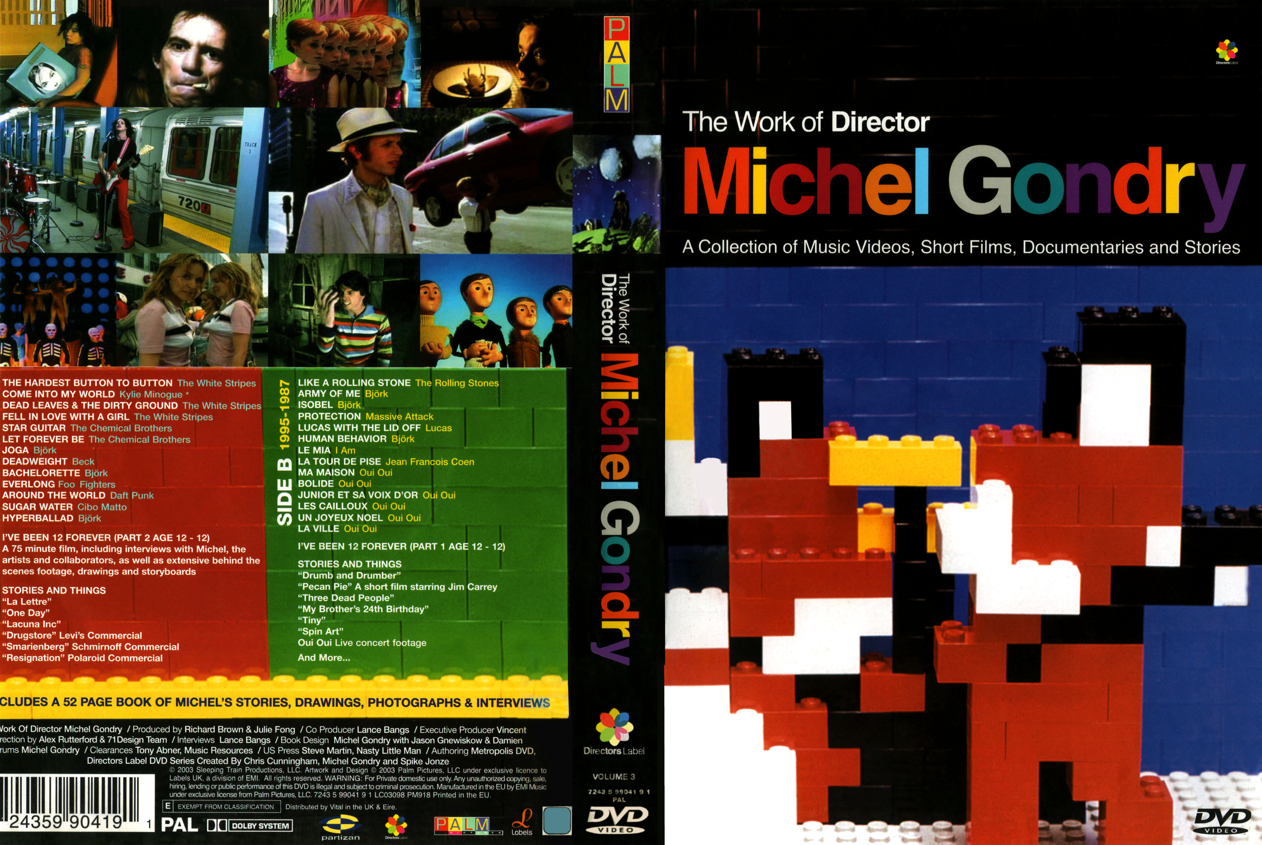 Jaquette DVD The work of director Michel Gondry