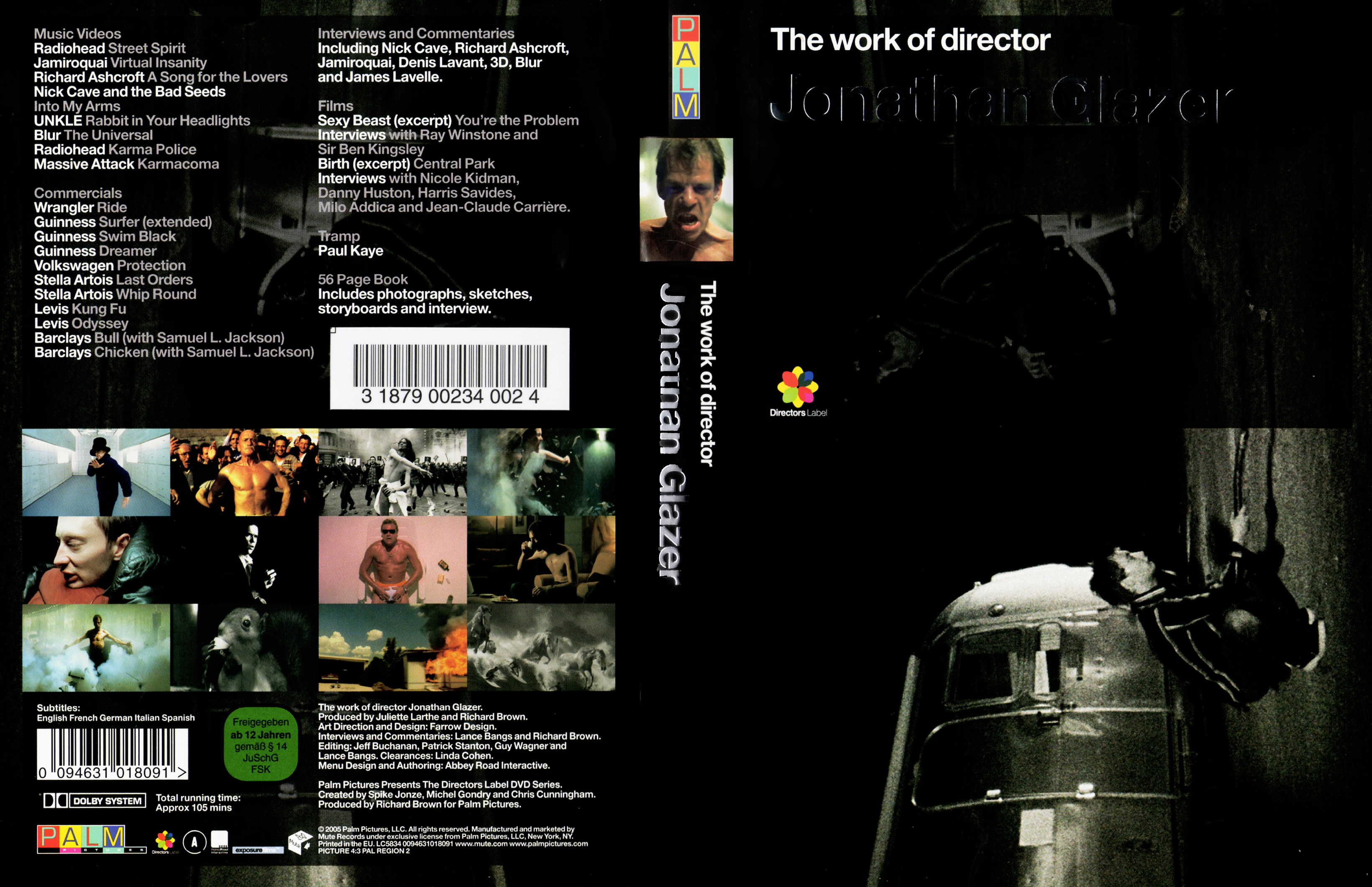 Jaquette DVD The work of director - Jonathan Glazer