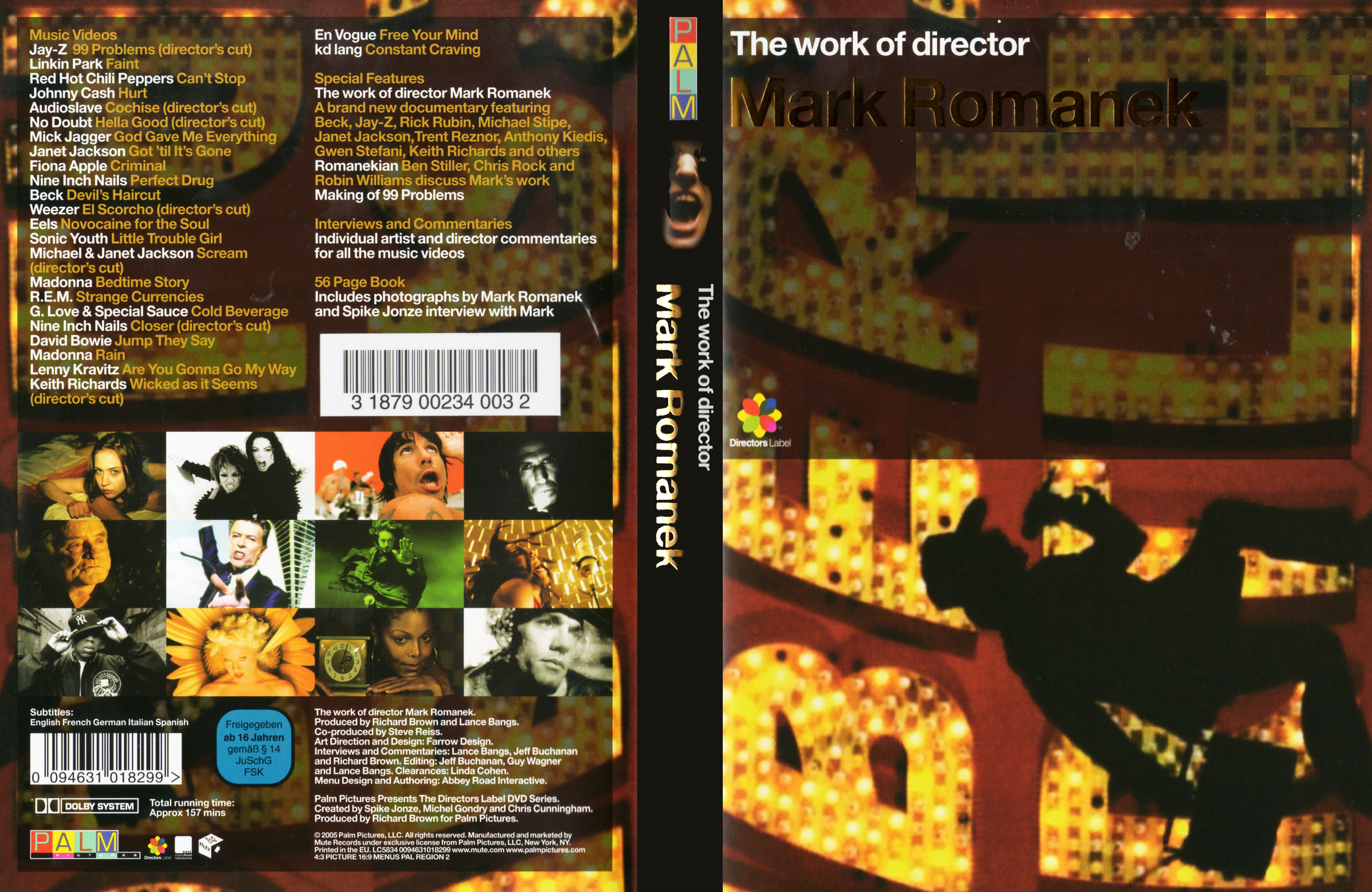 Jaquette DVD The work of director - Mark Romanek